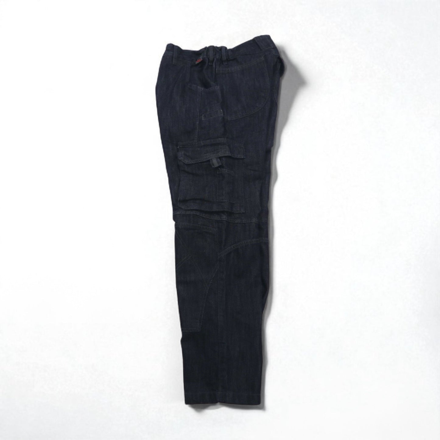 00年代 WURTH MODYF バギー デニム カーゴパンツ L ダークインディゴ 未使用品