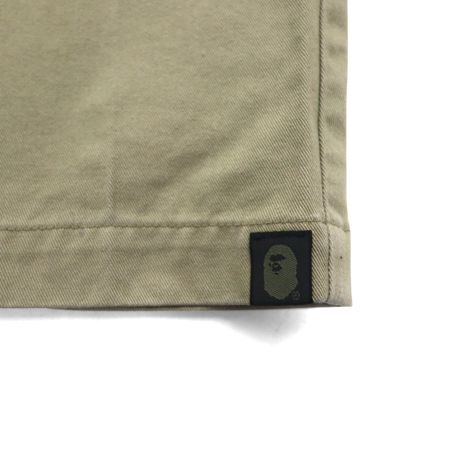 A BATHING APE × Dickies USA製 ワークパンツ チノパンツ M ベージュ TALONジップ 001PT9631915