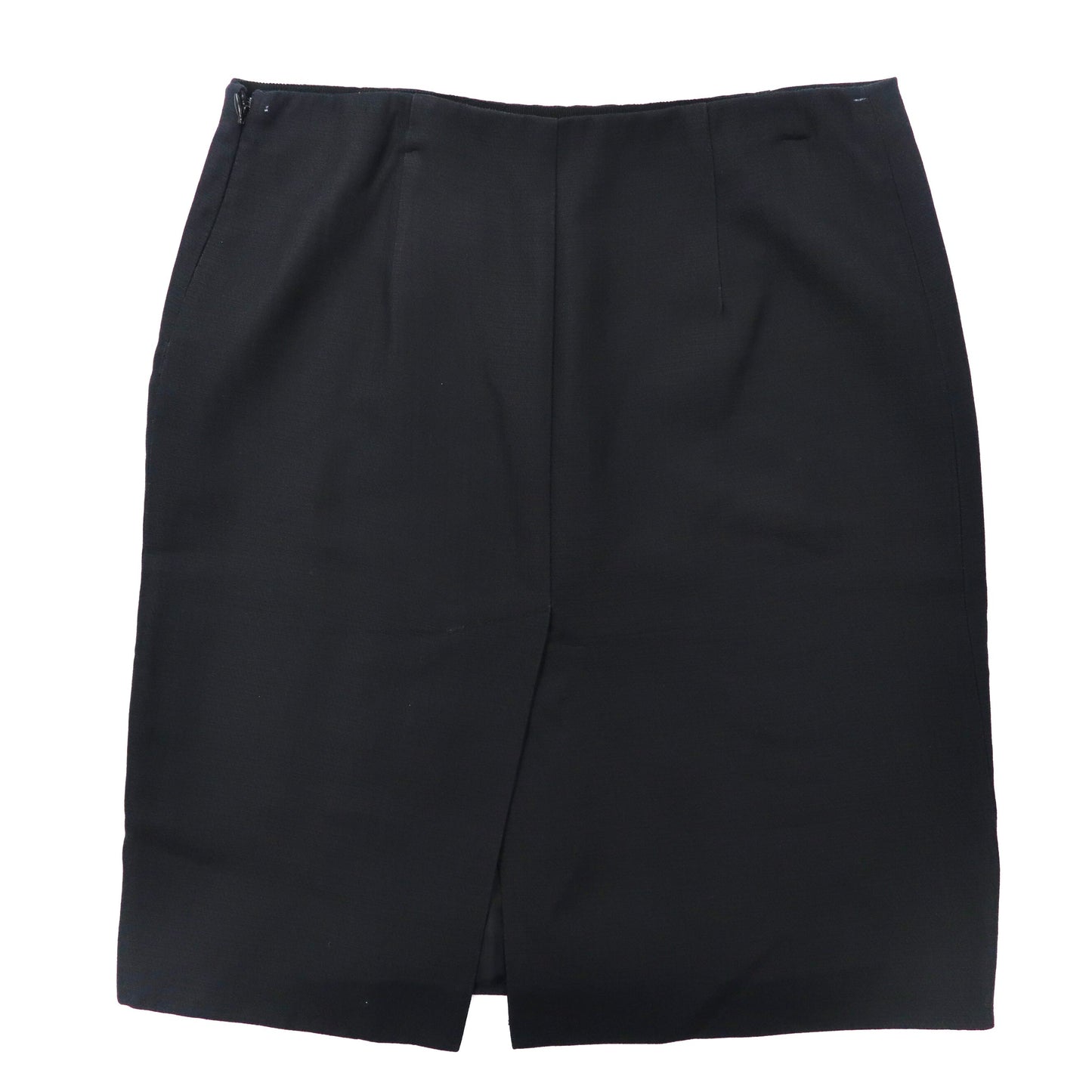 PRADA タイトスカート 44 ブラック スリット レーヨン P1809U 1CRO ルーマニア製