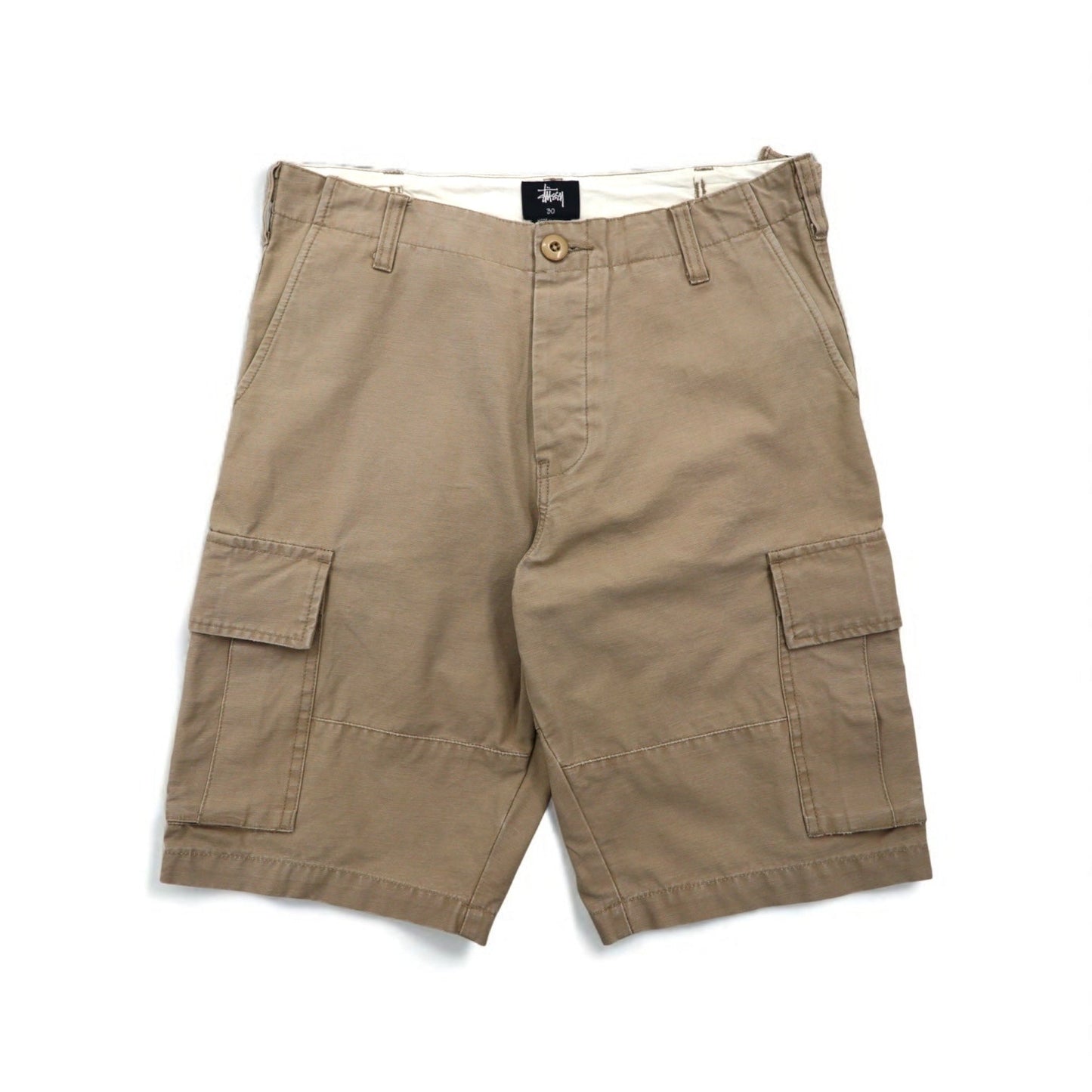 STUSSY カーゴ ショートパンツ ハーフパンツ M ベージュ コットン