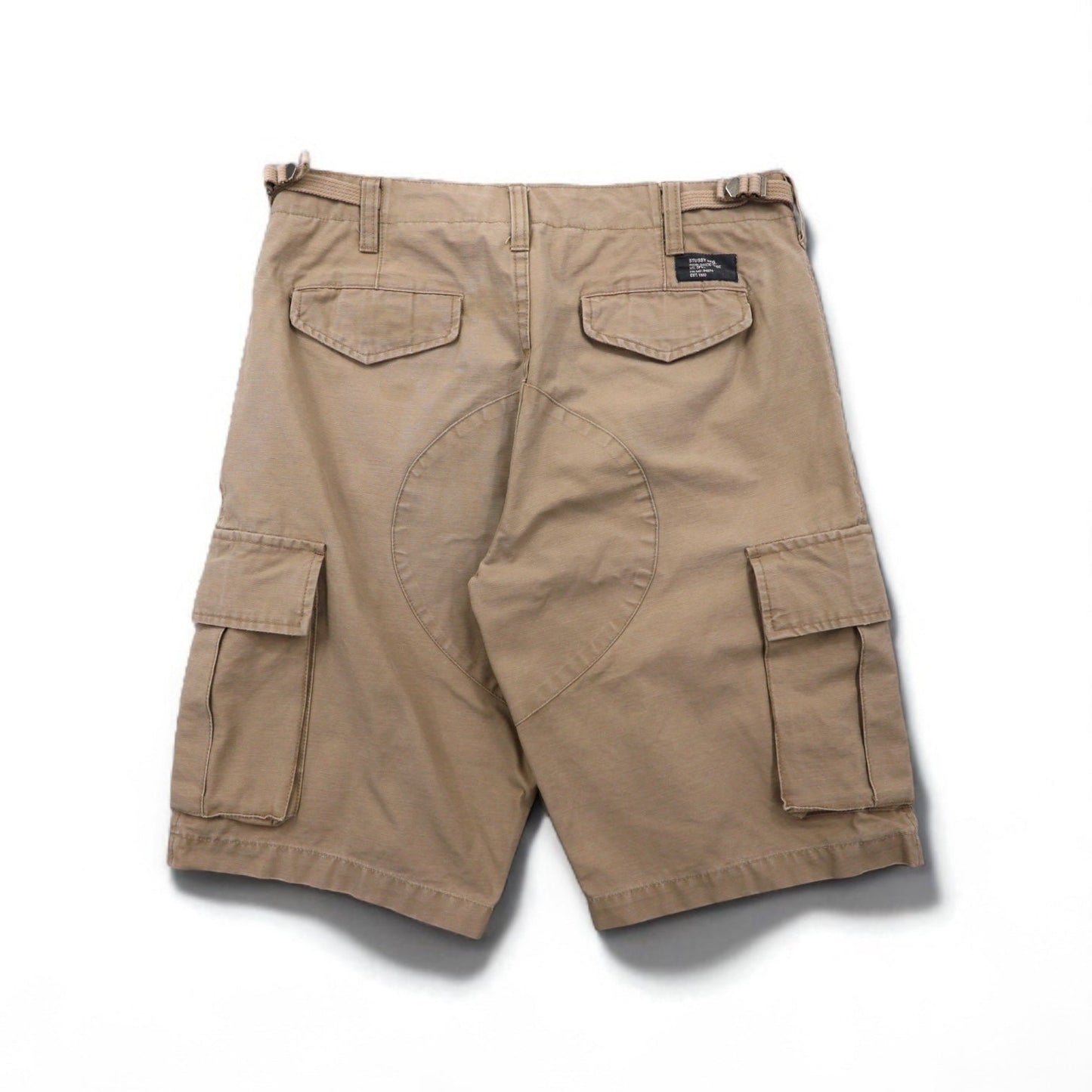 STUSSY カーゴ ショートパンツ ハーフパンツ M ベージュ コットン