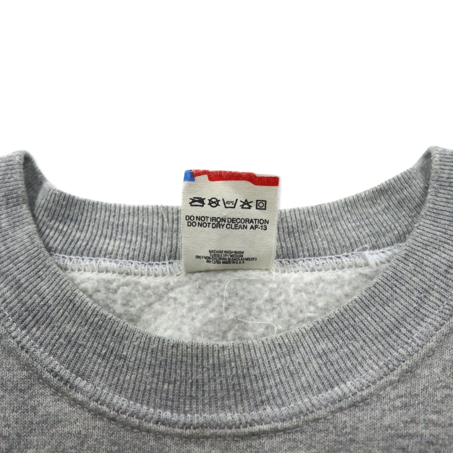 FRUIT OF THE LOOM USA製 80年代 アニマル プリント スウェット XL グレー コットン Welcome to the Jungle タイガー