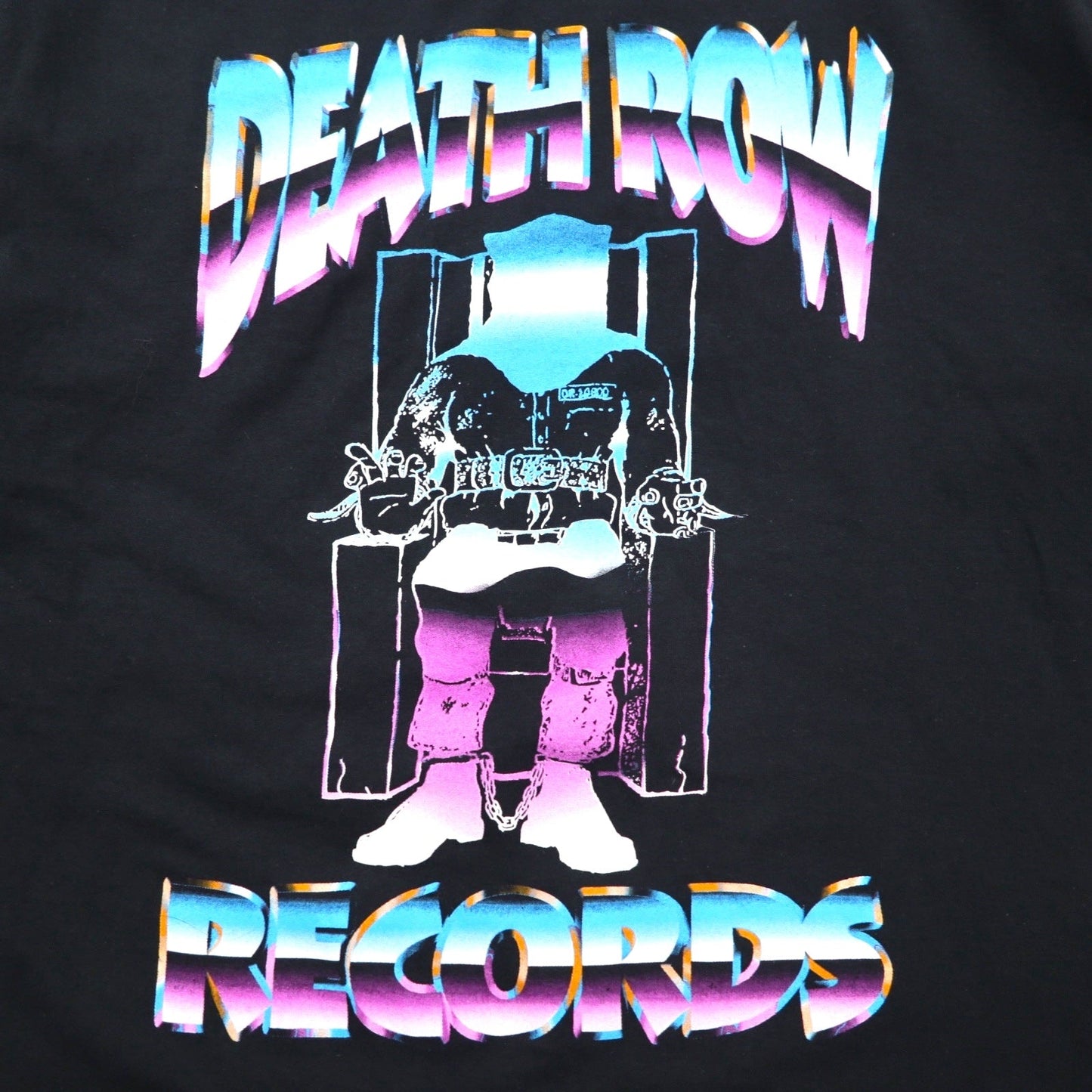 DEATH ROW RECORDS ヒップホップ レーベル Tシャツ L ブラック コットン RIPPLE JUNCTION