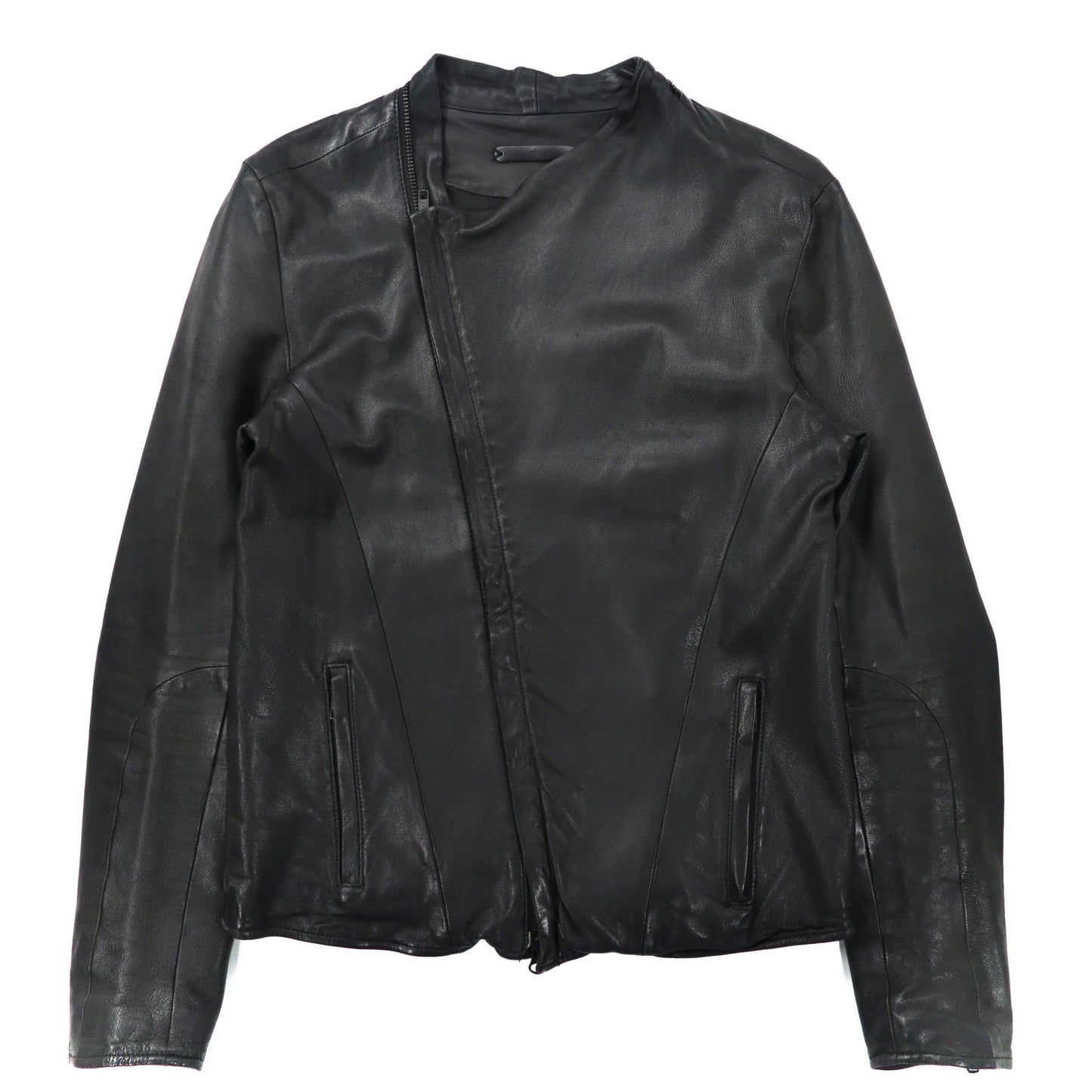 Advantage Cycle × DisUniversity ライダースジャケット S ブラック 羊革 ラムレザー