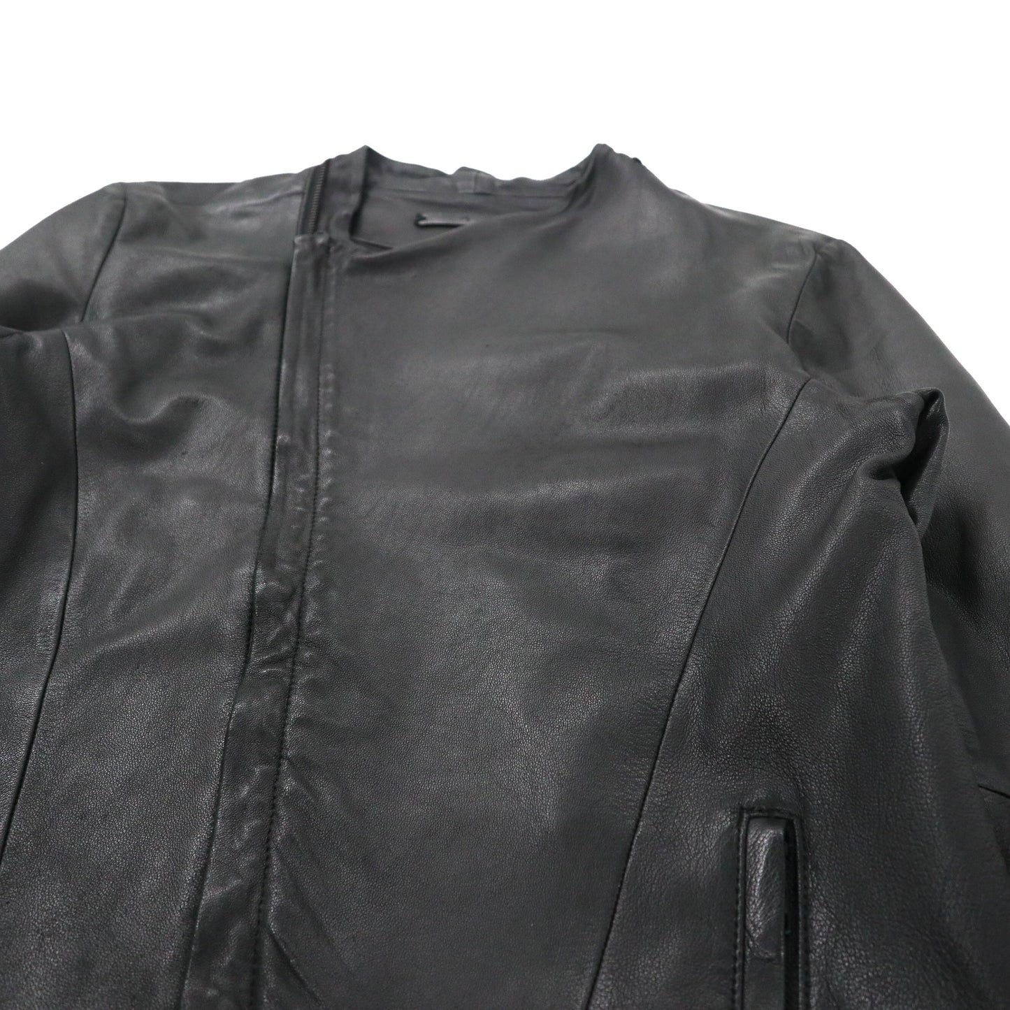 Advantage Cycle × DisUniversity ライダースジャケット S ブラック 羊革 ラムレザー