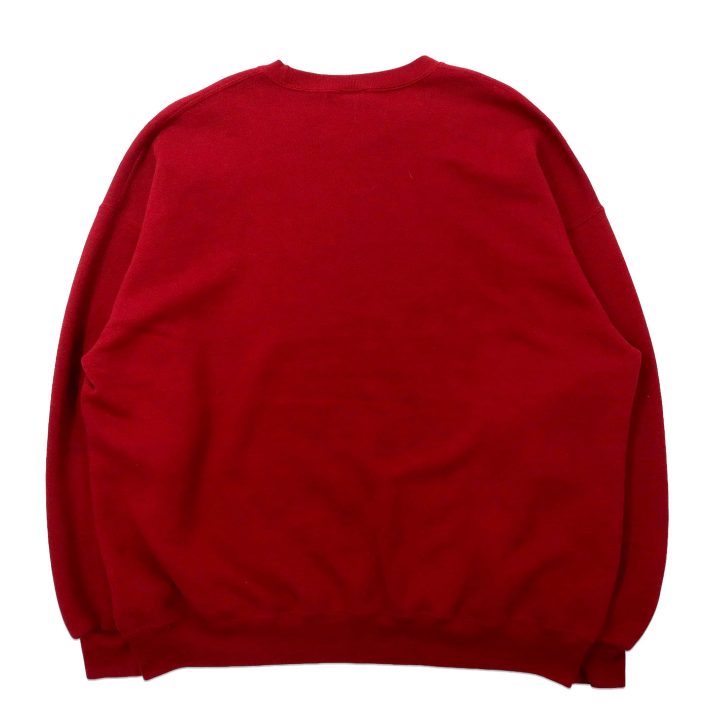 USA製 M.J.SOFEE 90年代 ビッグサイズ カレッジプリント スウェット 2XL レッド コットン 裏起毛 OKLAHOMA SOONERS