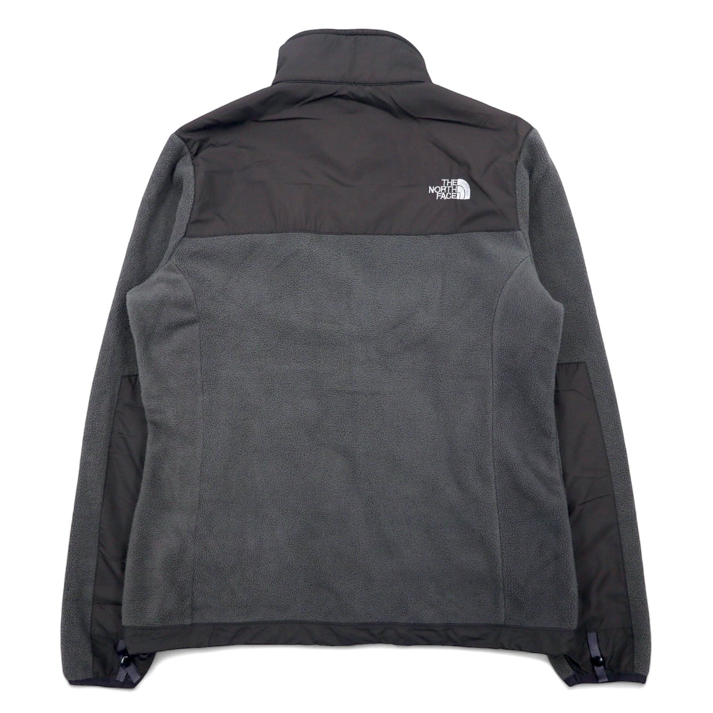 THE NORTH FACE デナリジャケット ナイロン切替フリースジャケット M グレー ポリエステルロゴ刺繍 DENALI JACKET 海外規格
