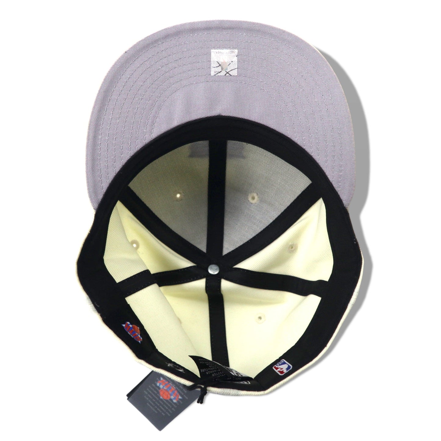 KITH × NEW ERA ベースボールキャップ 59.6cm ホワイト ポリエステル NBA The New York Knicks 59Fifty Low Profile Fitted Hat 未使用品
