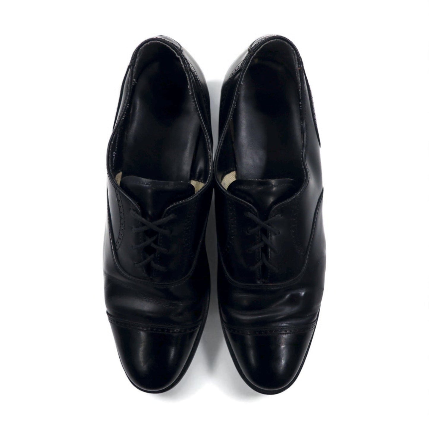 Vintage Punched Cap Toe Dress Shoes パンチドキャップトゥ ドレスシューズ 28.5cm ブラック レザー 105523