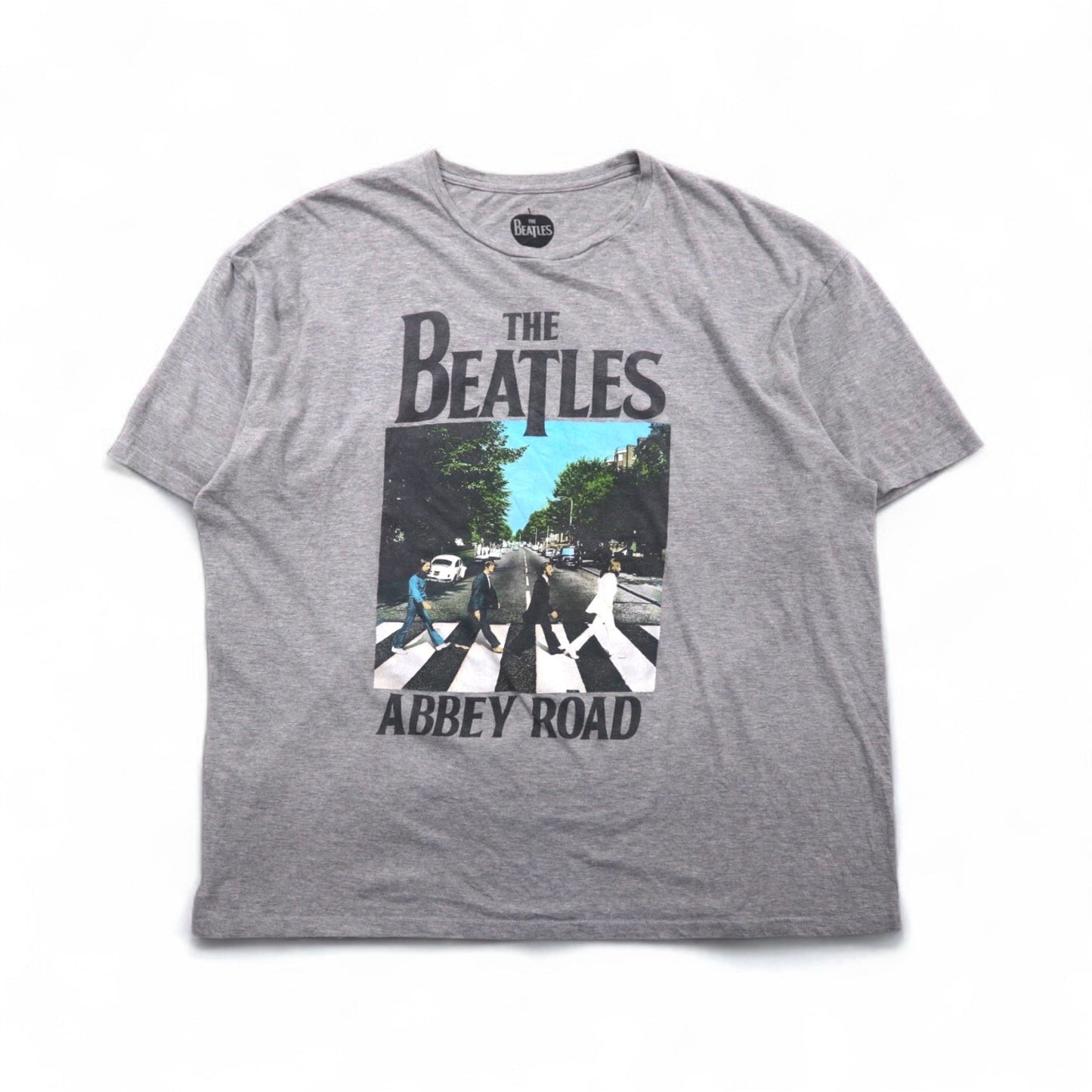 THE BEATLES ビートルズ オフィシャル ロック バンド Tシャツ 3XL グレー コットン ABBEY ROAD アビーロード