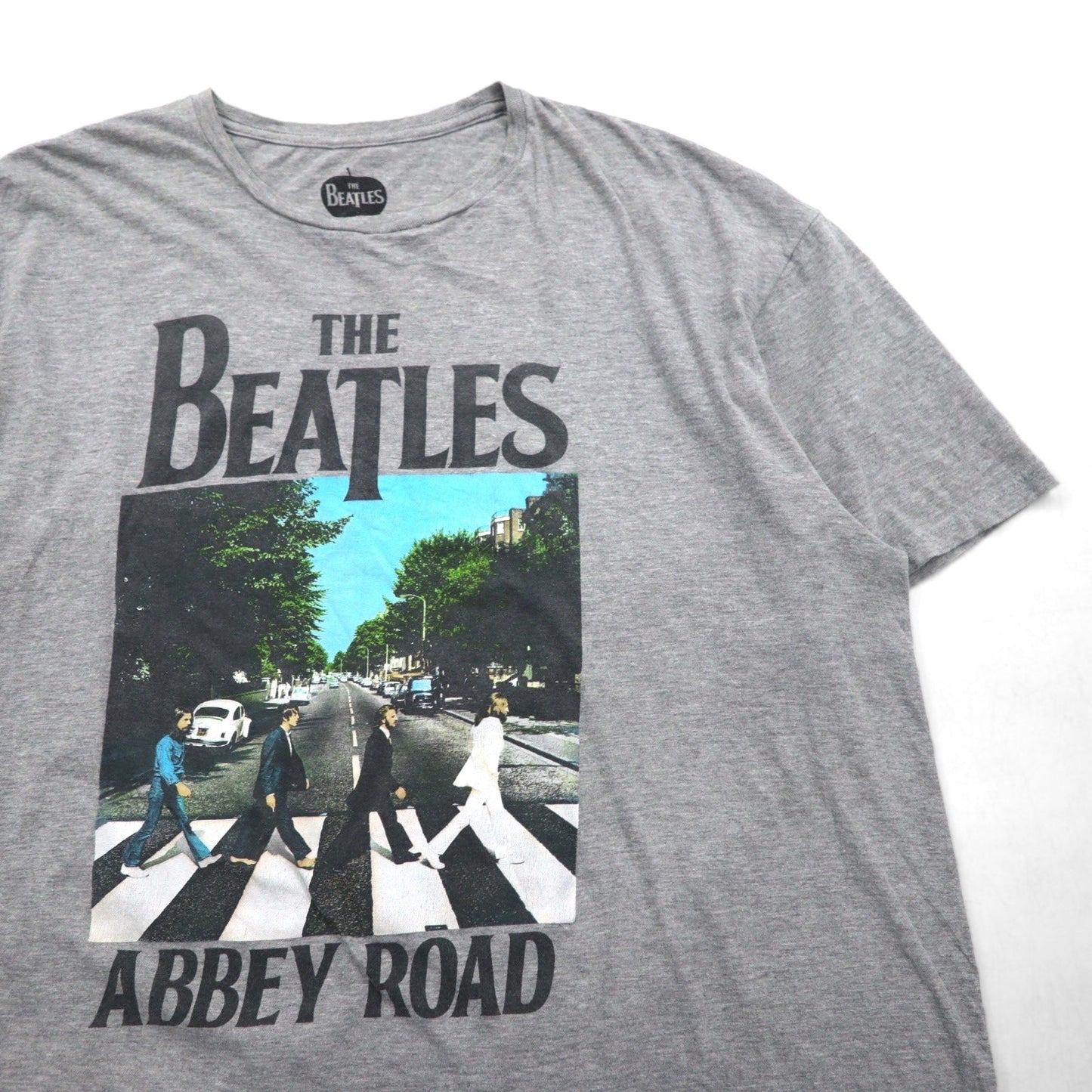 THE BEATLES ビートルズ オフィシャル ロック バンド Tシャツ 3XL グレー コットン ABBEY ROAD アビーロード