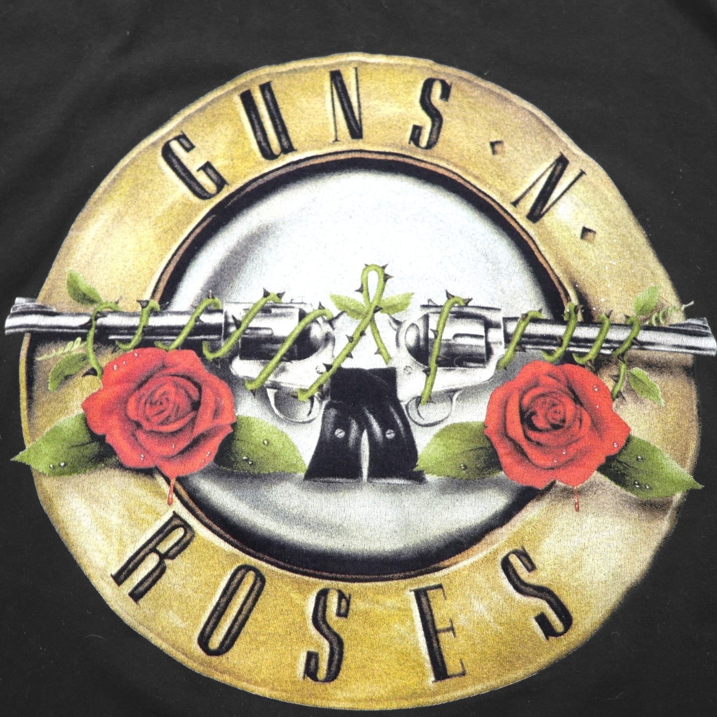GUNS N' ROSES ガンズアンドローゼス バンド Tシャツ L ブラック コットン メキシコ製