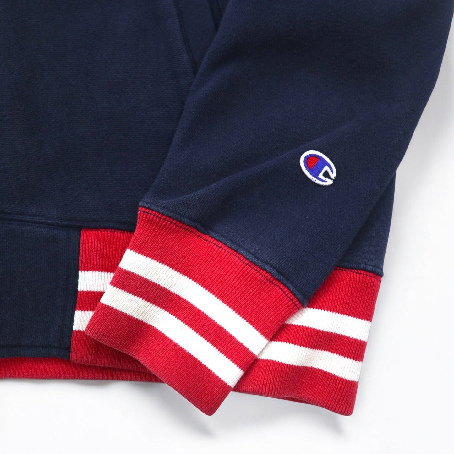 Champion リバースウィーブ REVERSE WEAVE リブライン スナップカーディガン スウェット ブルゾン L ネイビー コットン