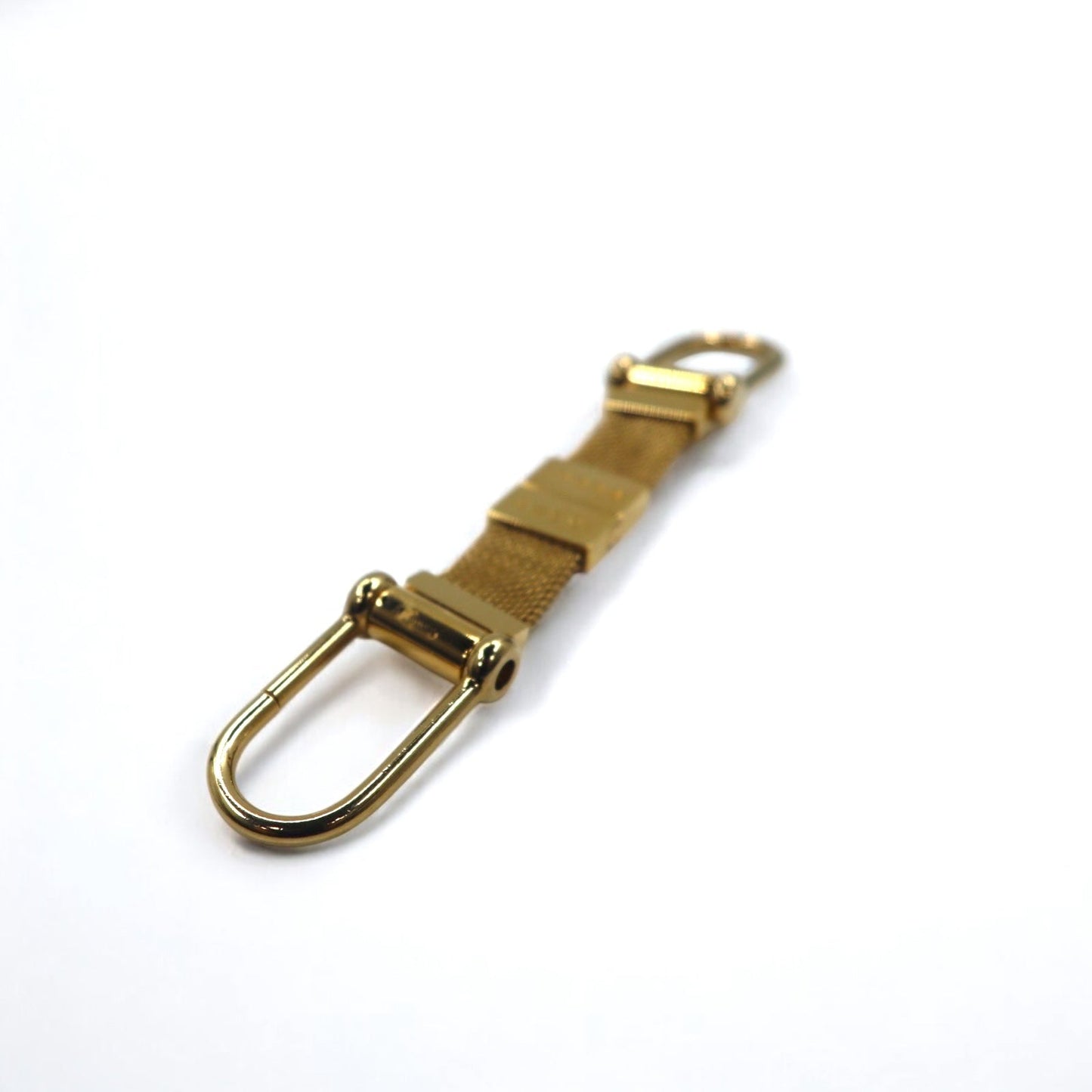 GUCCI イタリア製 セパレート キーホルダー キーリング ゴールド メタル メッシュ