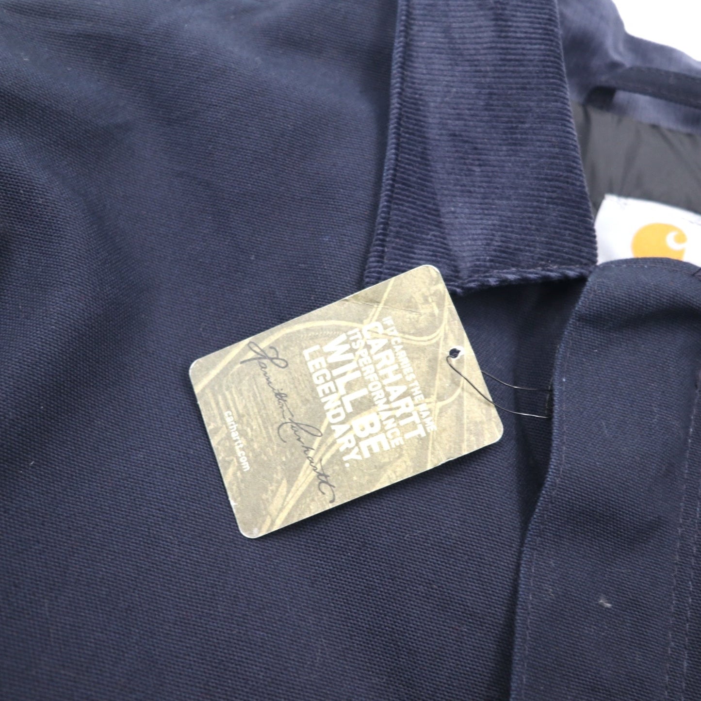 Carhartt ダック トラディショナル コート 2XL ネイビー 中綿 キルティングライナー 襟コーデュロイ C003-DNY 未使用品