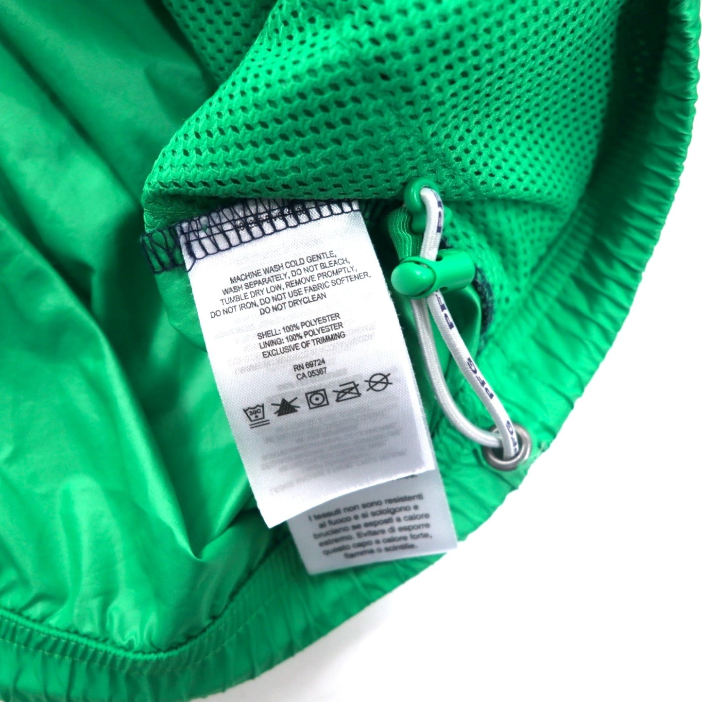 Columbia PFG ハーフスナップ アノラックパーカー L ネイビー グリーン バイカラー ポリエステル XM0541