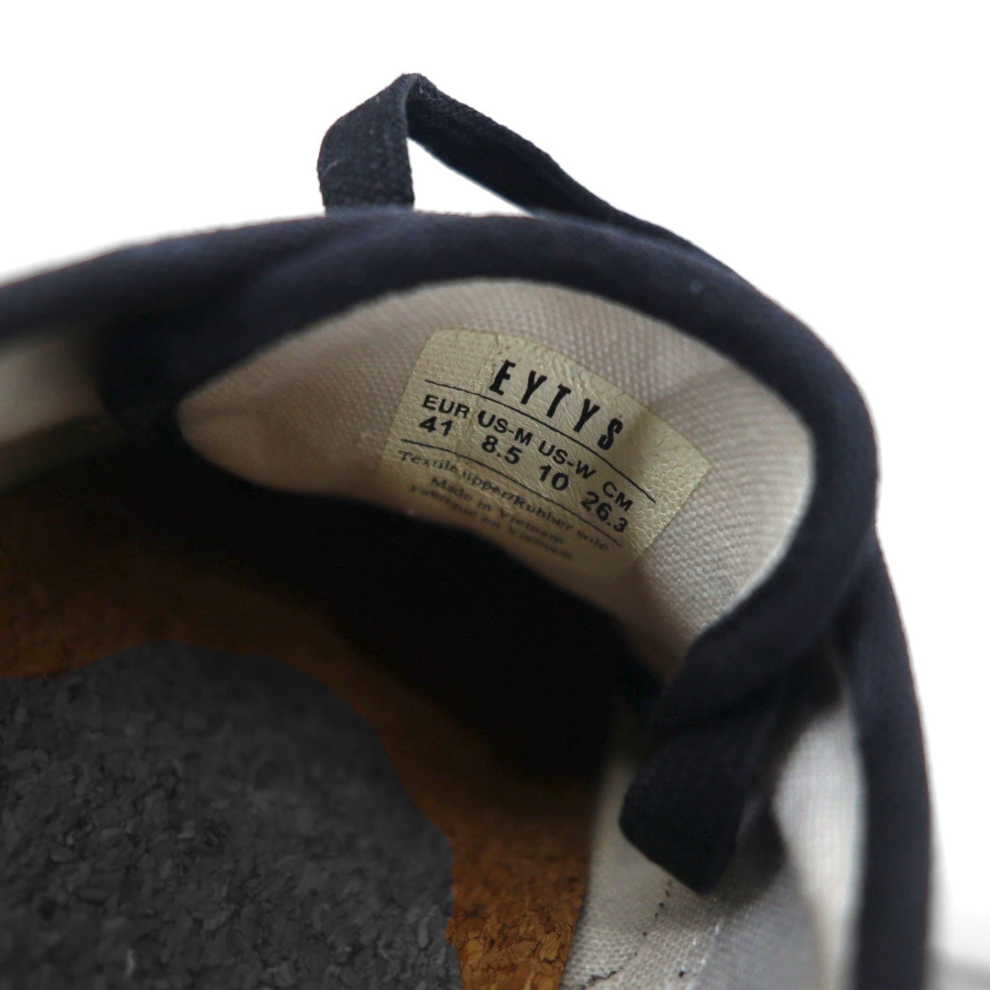 EYTYS マザー Mother CANVAS 厚底 スニーカー 26.5cm ブラック キャンバス