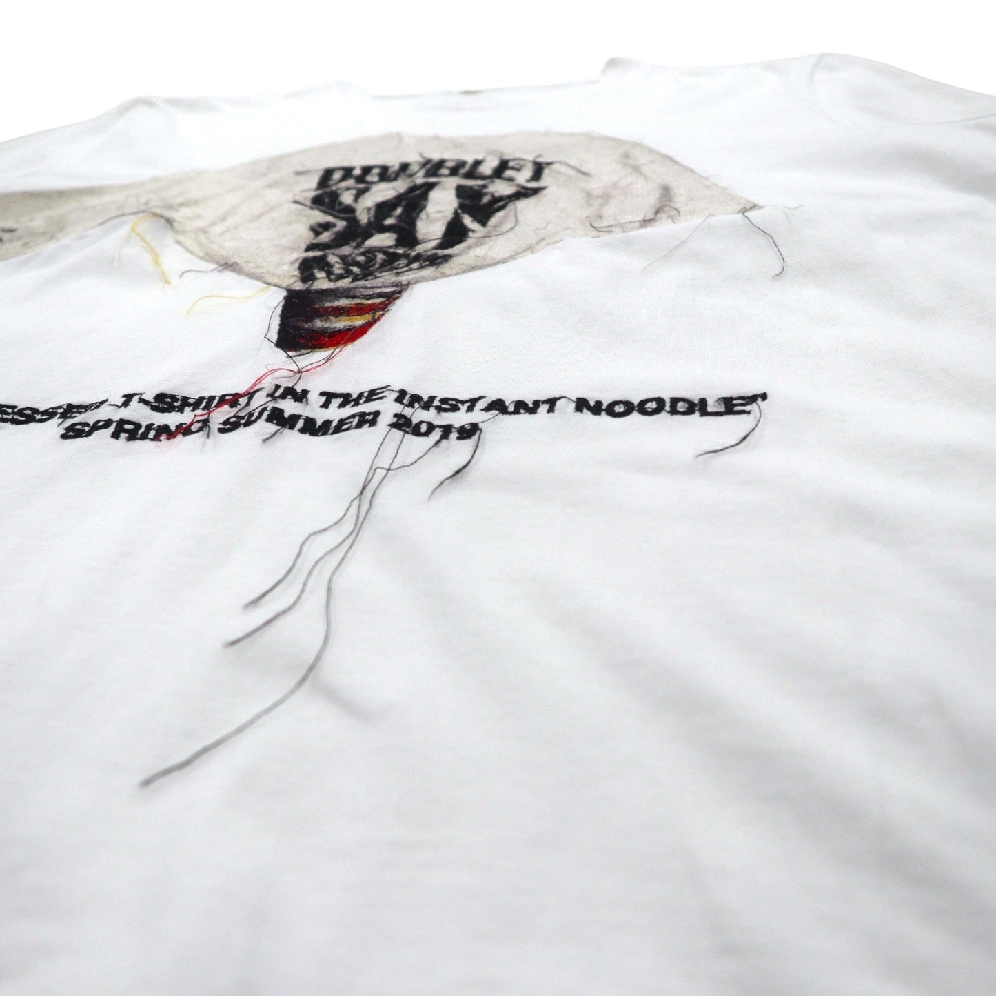 DOUBLET × DOVER STREET MARKET Tシャツ HISTORY T-SHIRT M ホワイト コットン