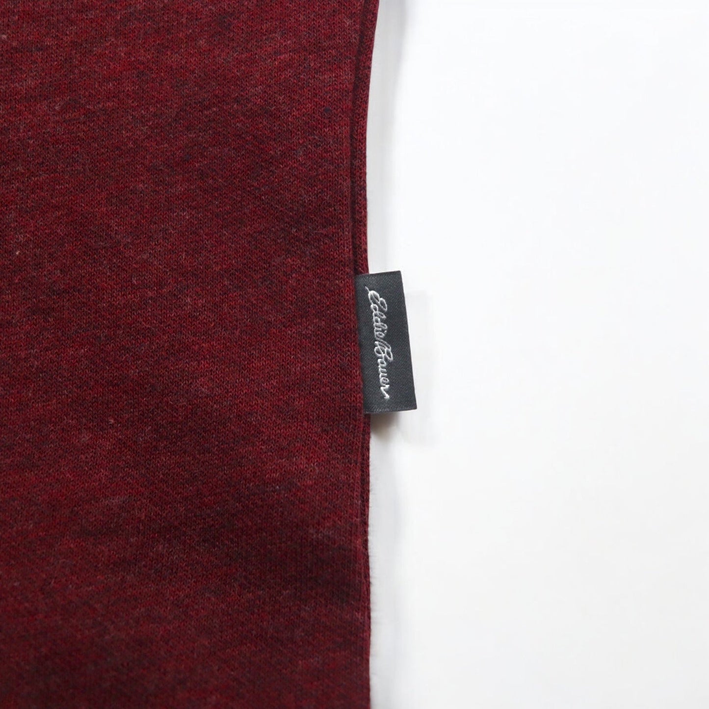 Eddie Bauer サーモライト THERMOLITE ハイネック ロングスリーブ Tシャツ ロンT L ボルドー ポリエステル 未使用品