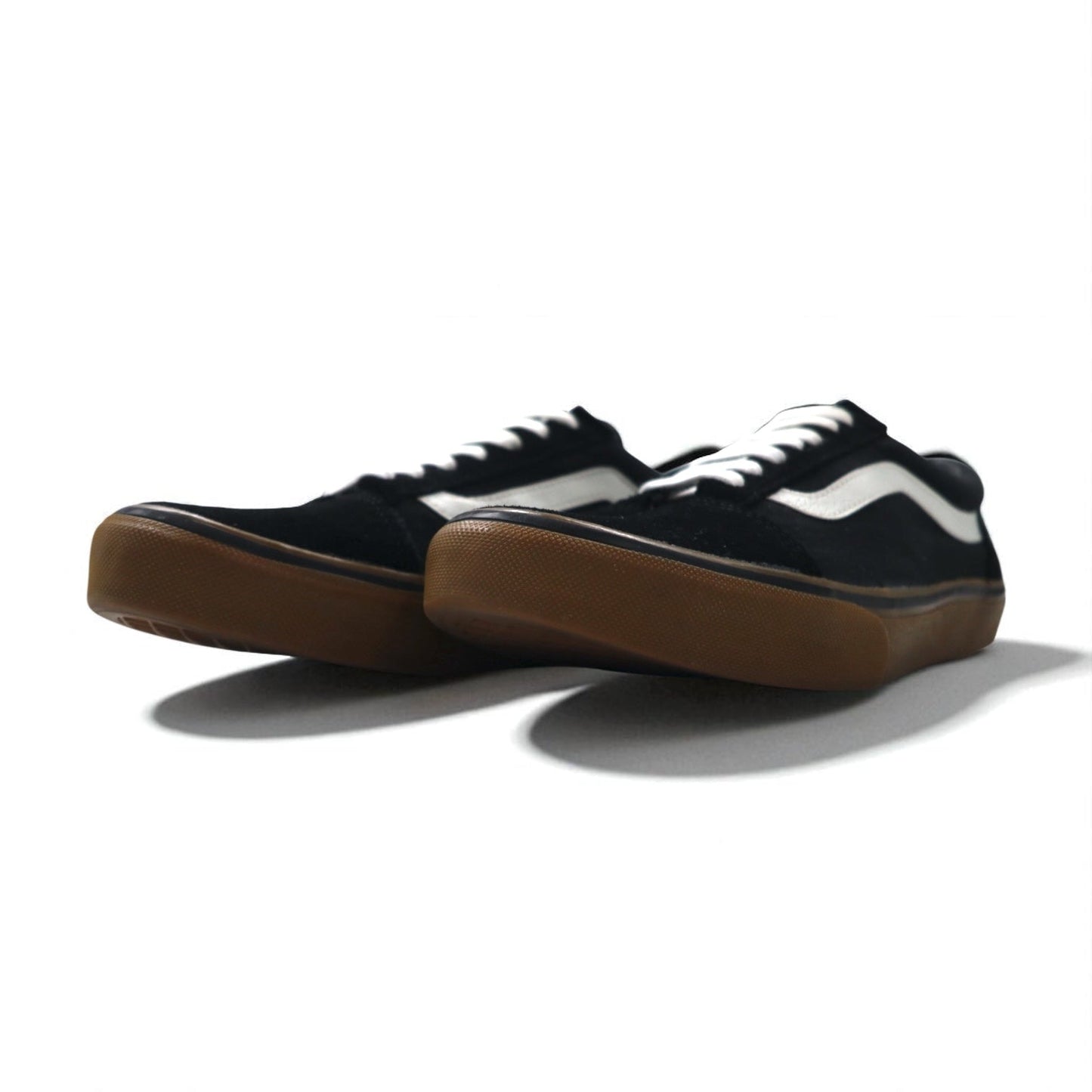 VANS オールドスクール OLD SKOOL DX スエード スニーカー 26.5cm ブラック キャンバス ガムソール V36CL+ 556436-0014