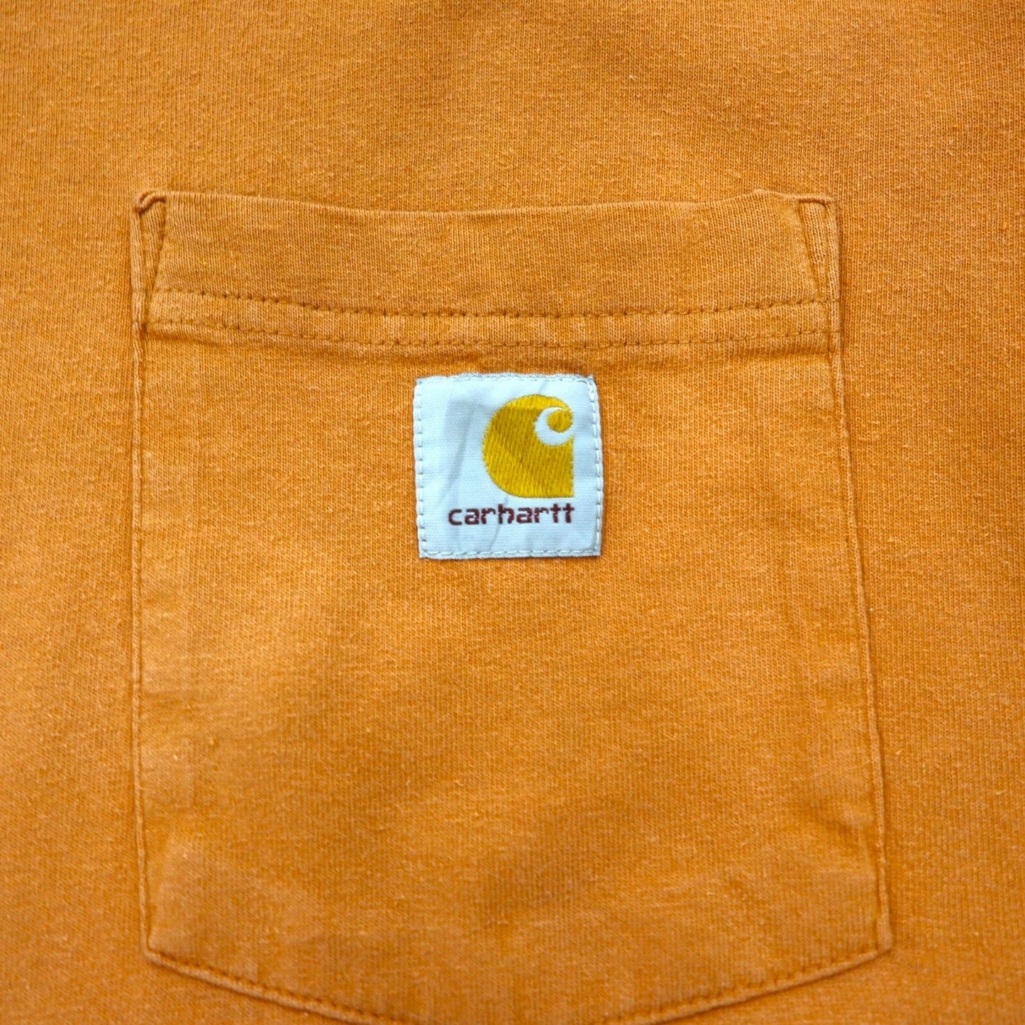 carhartt ポケット Tシャツ ポケT XL オレンジ コットン ホンジュラス戦