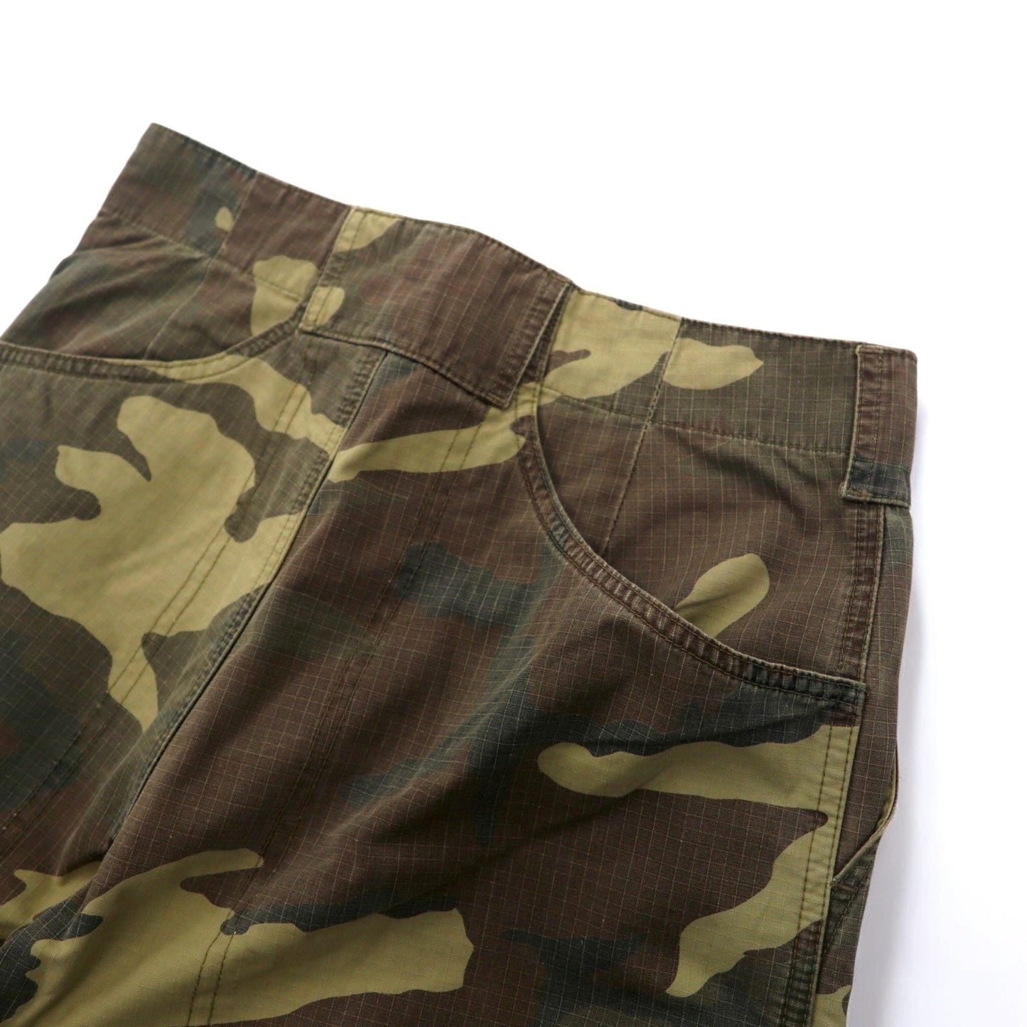 THE NORTH FACE リップストップ ベイカーパンツ XS カーキ カモフラ BEAMEX RIP PANT NT57607