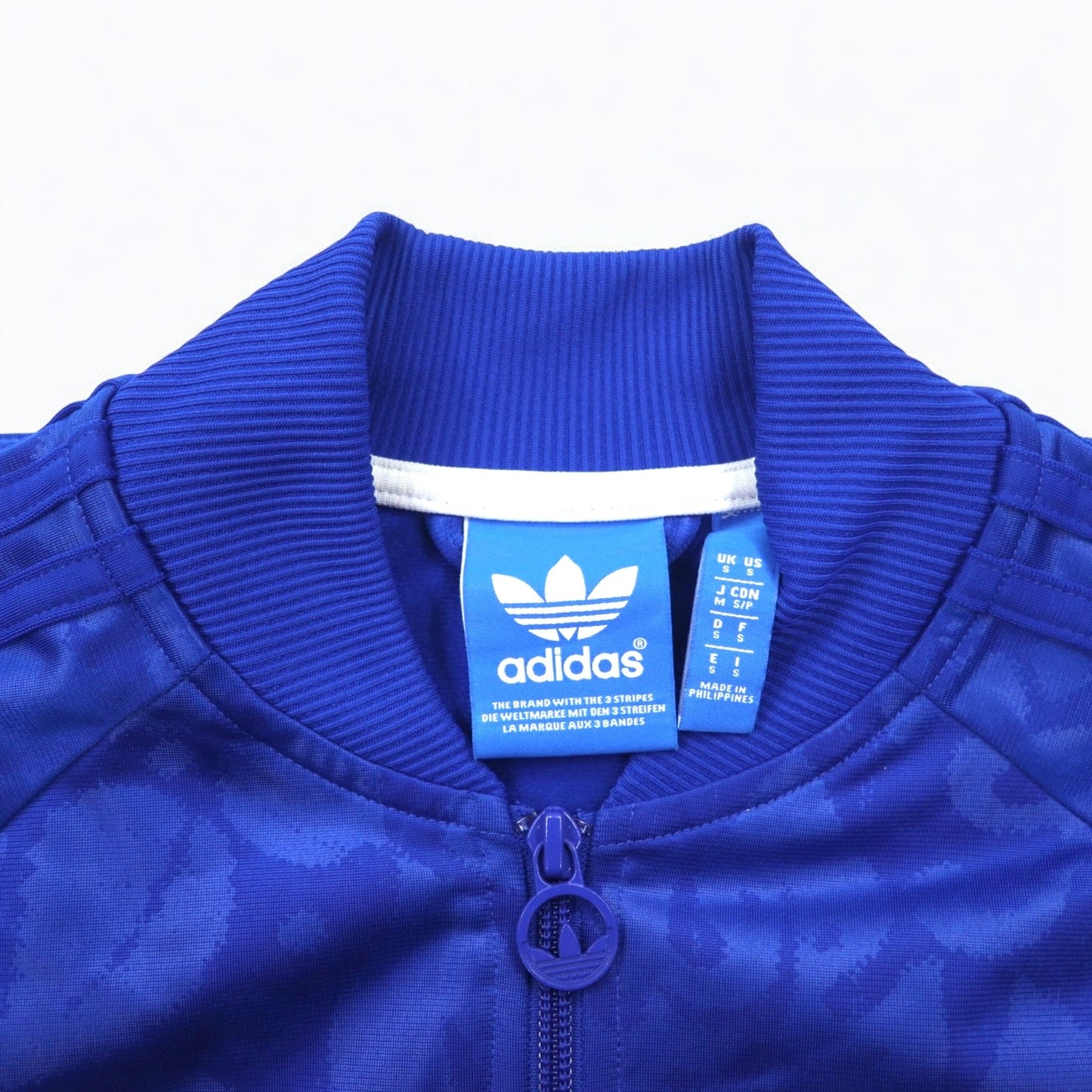 adidas originals ATP型 ハワイ スーパースター トラックジャケット ジャージ S ブルー 総柄 ハイビスカス トレフォイルロゴ 3ストライプ Z47787