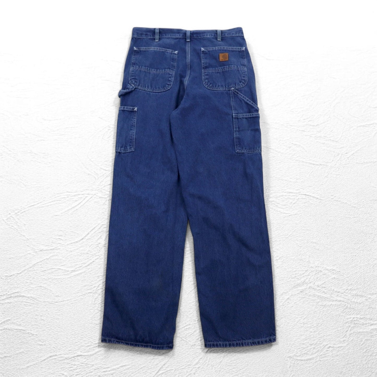 carhartt ワーク ダンガリー デニムパンツ ペインターパンツ L ブルー LOOSE FIT WORK DUNGAREE B13-DST ニカラグア製