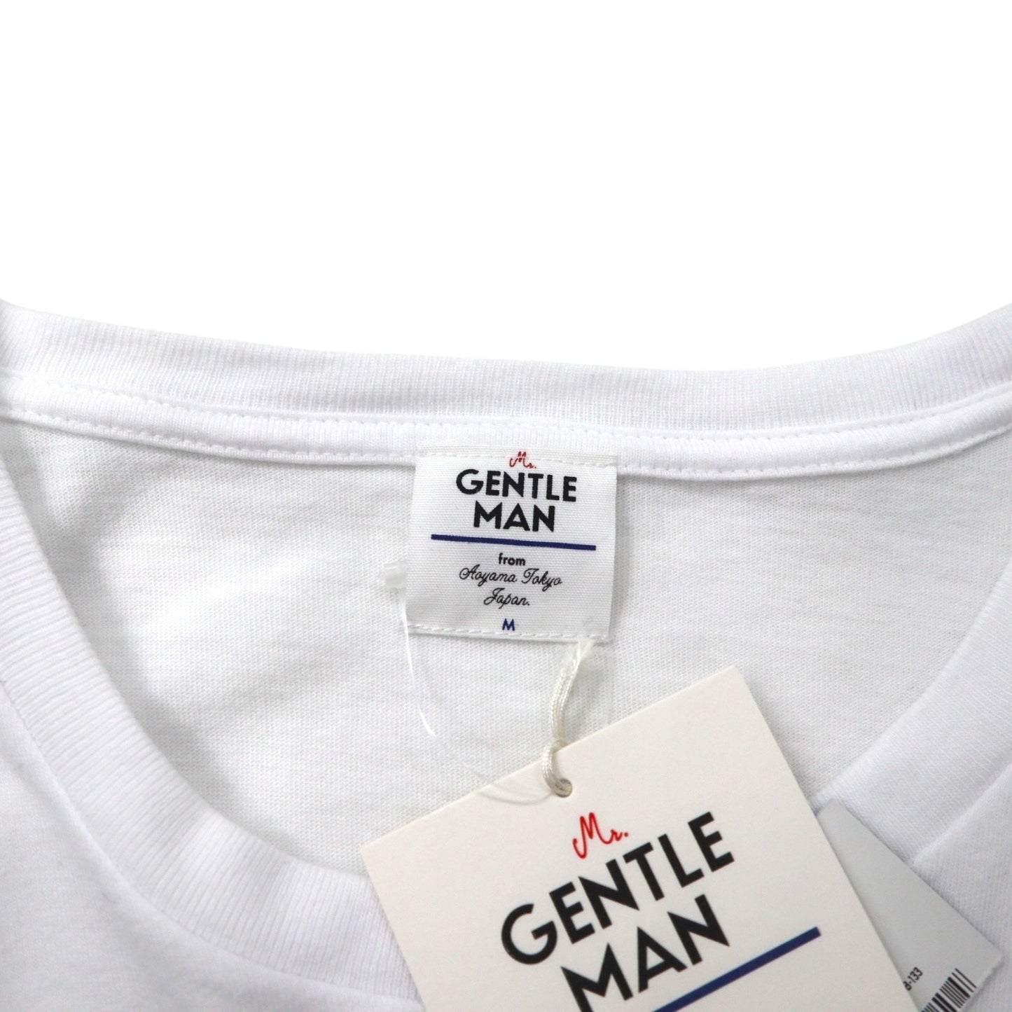 Mr. GENTLEMAN Tシャツ M ホワイト コットン HUNTING MOUNTAIN TEE 未使用品
