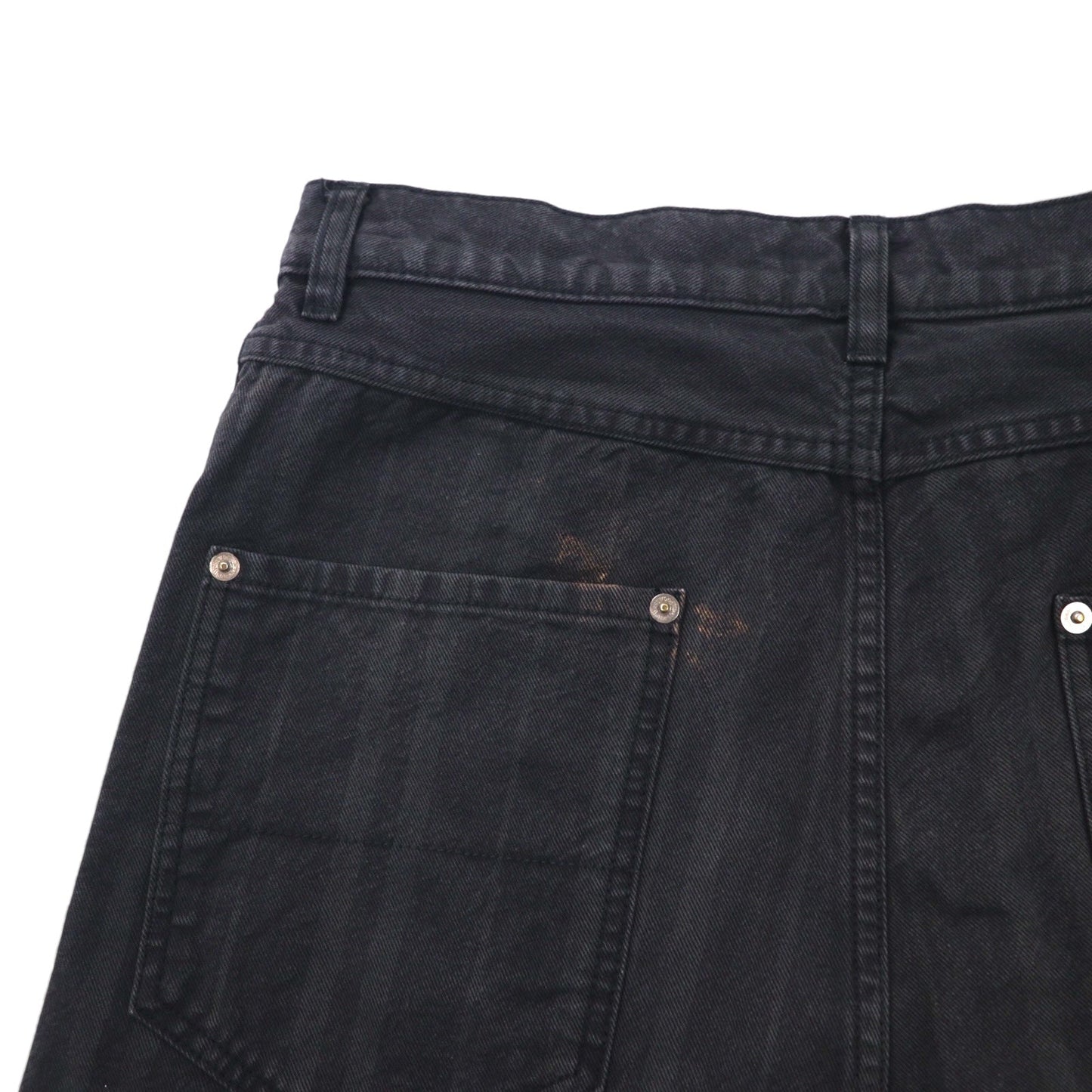Vivienne Westwood MAN デニム サルエルパンツ M ブラック ジーンズ ストライプ コットン