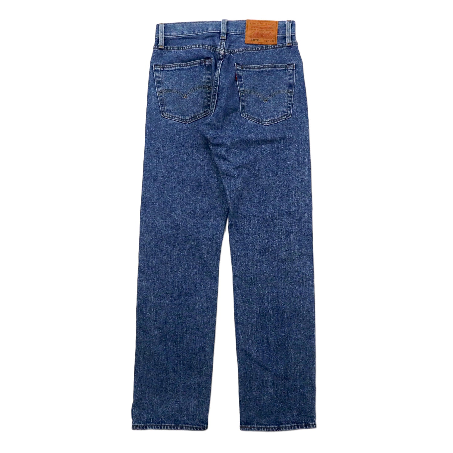 Levi's 501(R) '93 レギュラーストレート BASIL FLAT デニムパンツ 28 170/72A ブルー ストレッチ ビッグE 79830-0009