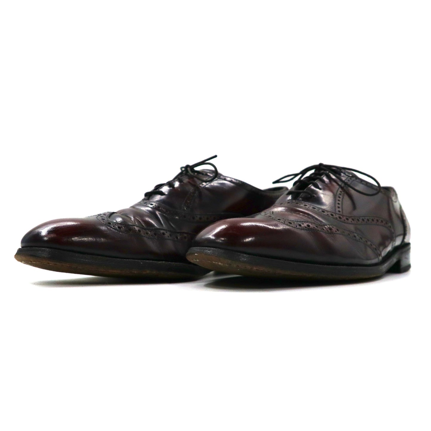 FLORSHEIM ウィングチップシューズ 28cm ボルドー レザー