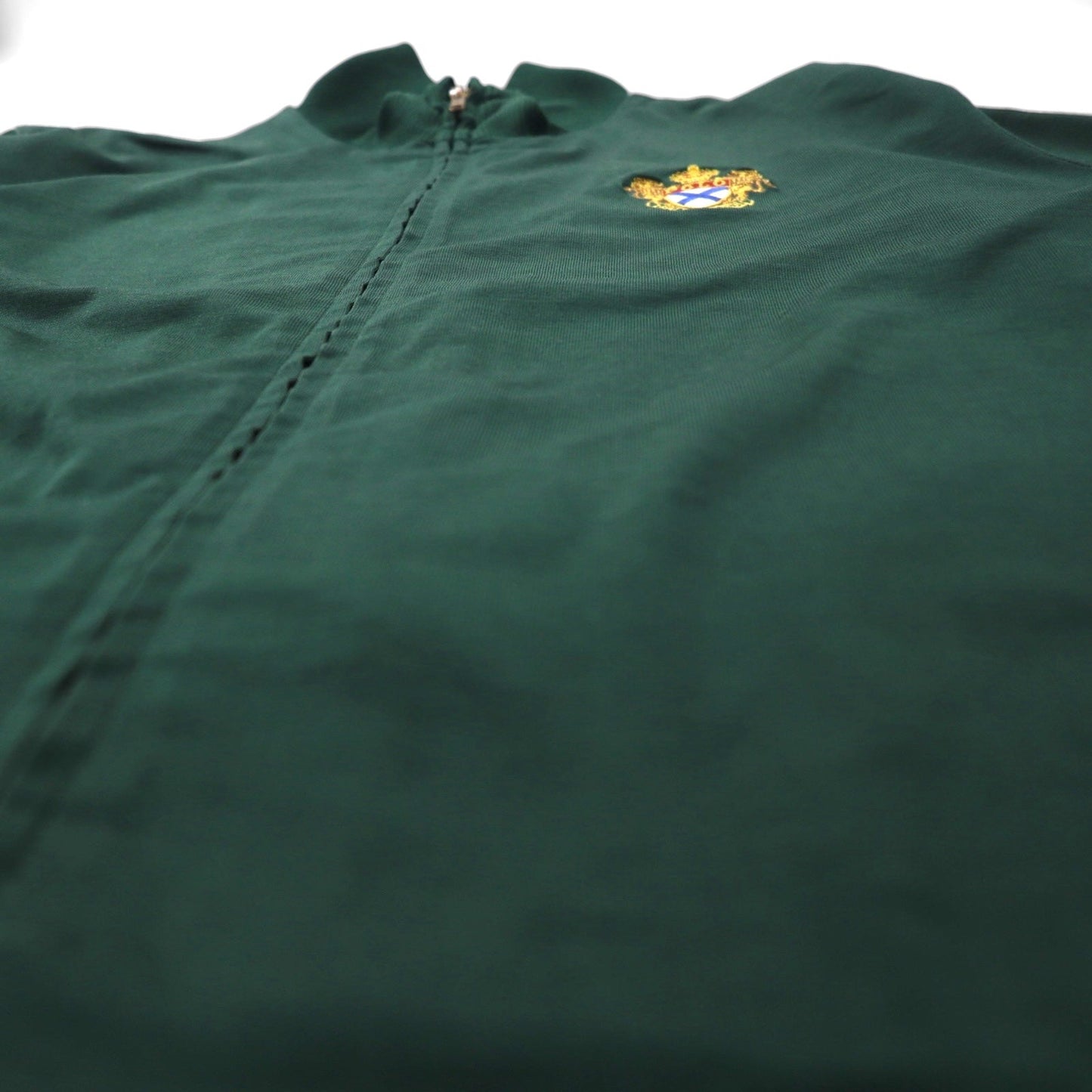 Polo by Ralph Lauren 90年代 トラックジャケット ジャージ L グリーン エンブレムロゴ刺繍