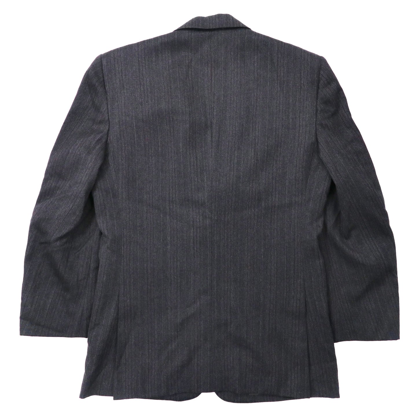 Christian Dior MONSIEUR 2Bテーラードジャケット A-4 165 グレー ストライプ ウール オールド 日本製