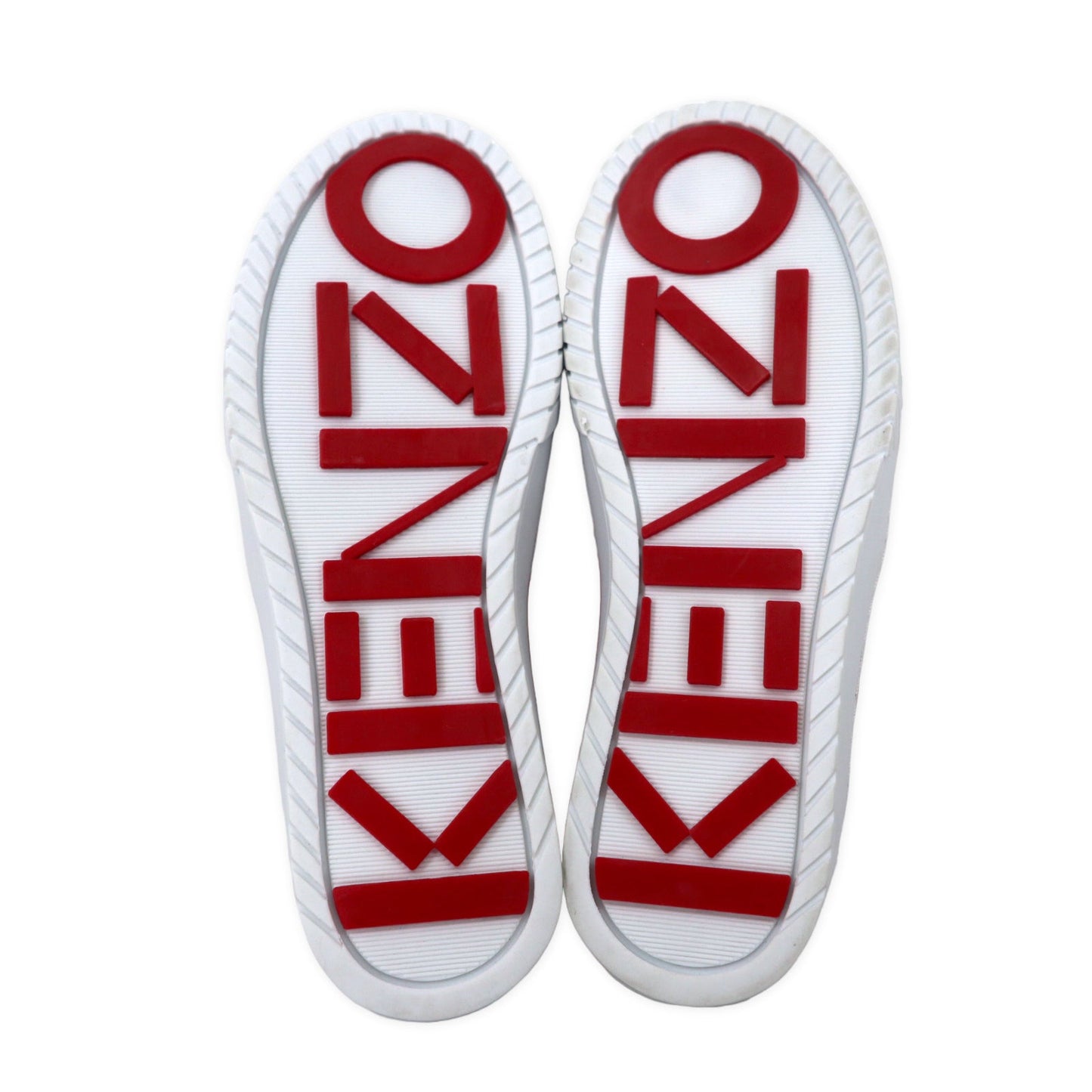 KENZO スリッポン スニーカー 22.5cm レッド ネオプレーン タイガーヘッド K-SKATE SLIP-ON SNEAKER T ポルトガル製 未使用品