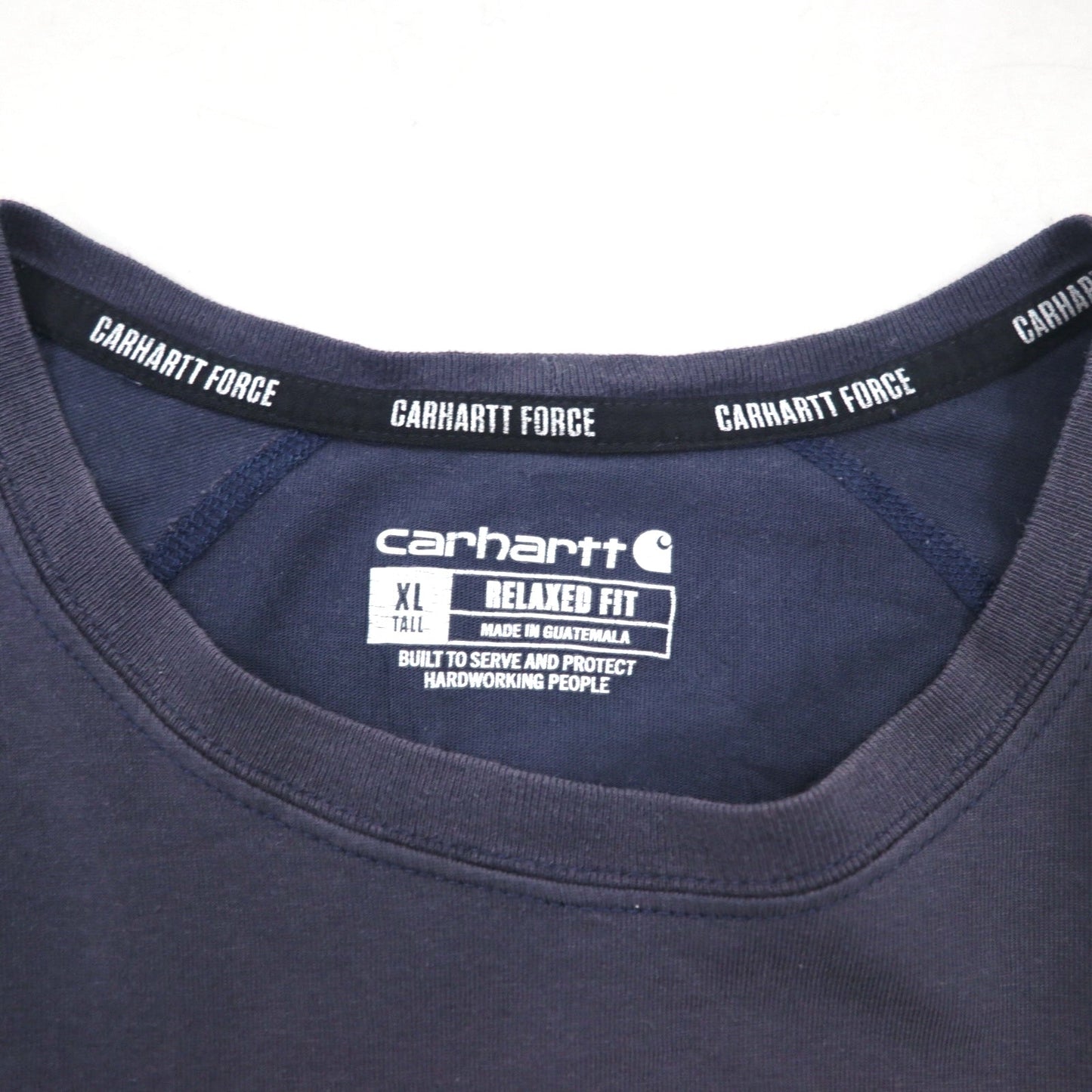 Carhartt ポケット Tシャツ ポケT XL ネイビー Force Relaxed Fit Midweight Short Sleeve Pocket T-Shirt 104616