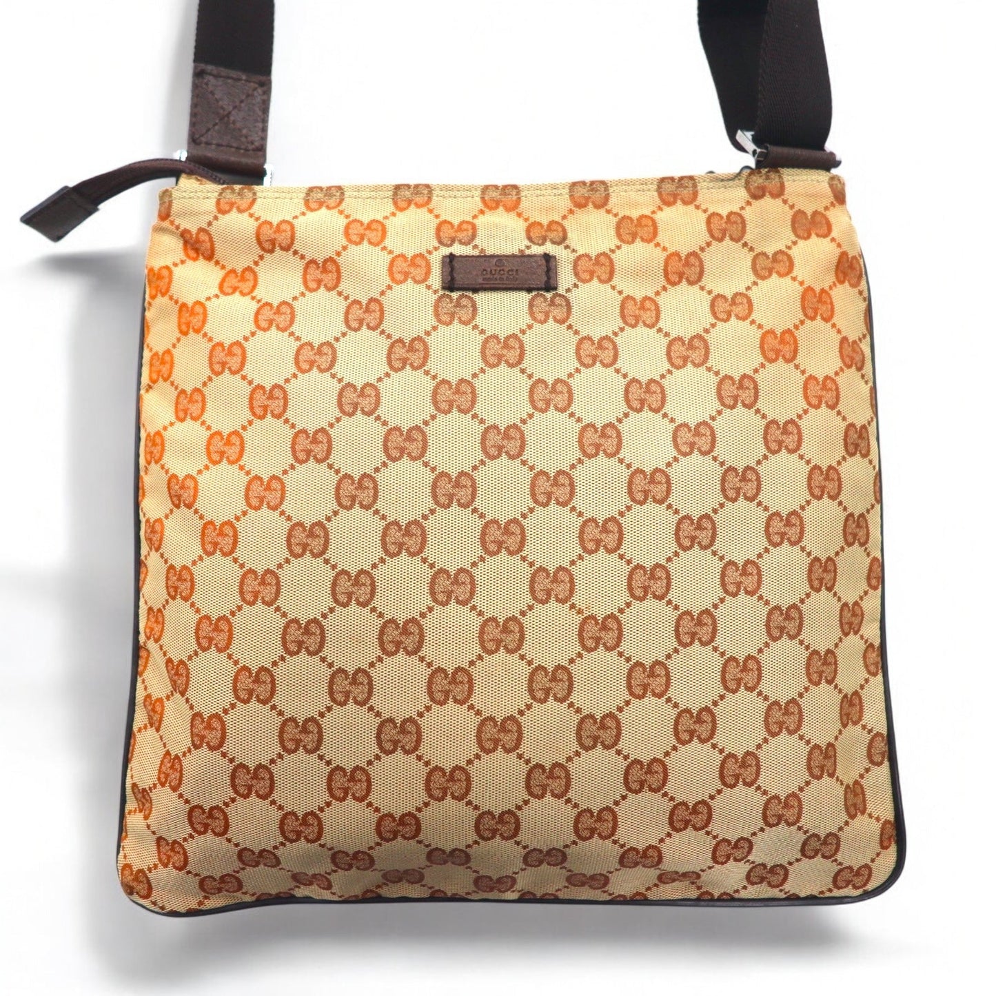 GUCCI イタリア製 GGキャンバス ショルダーバッグ ベージュ 132907 002214