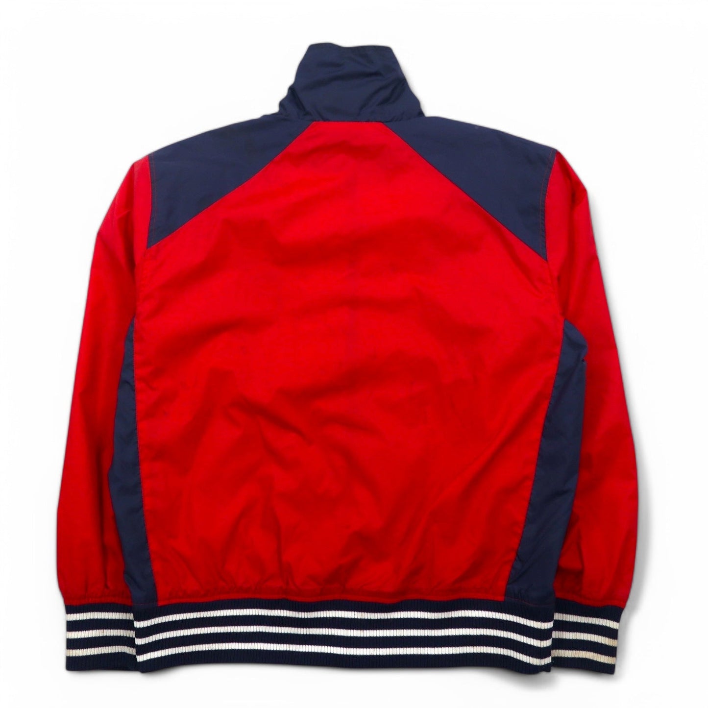 HANG TEN 00年代 ナイロンジャケット トラックジャケット ジャージ L レッド ワンポイントロゴ刺繍
