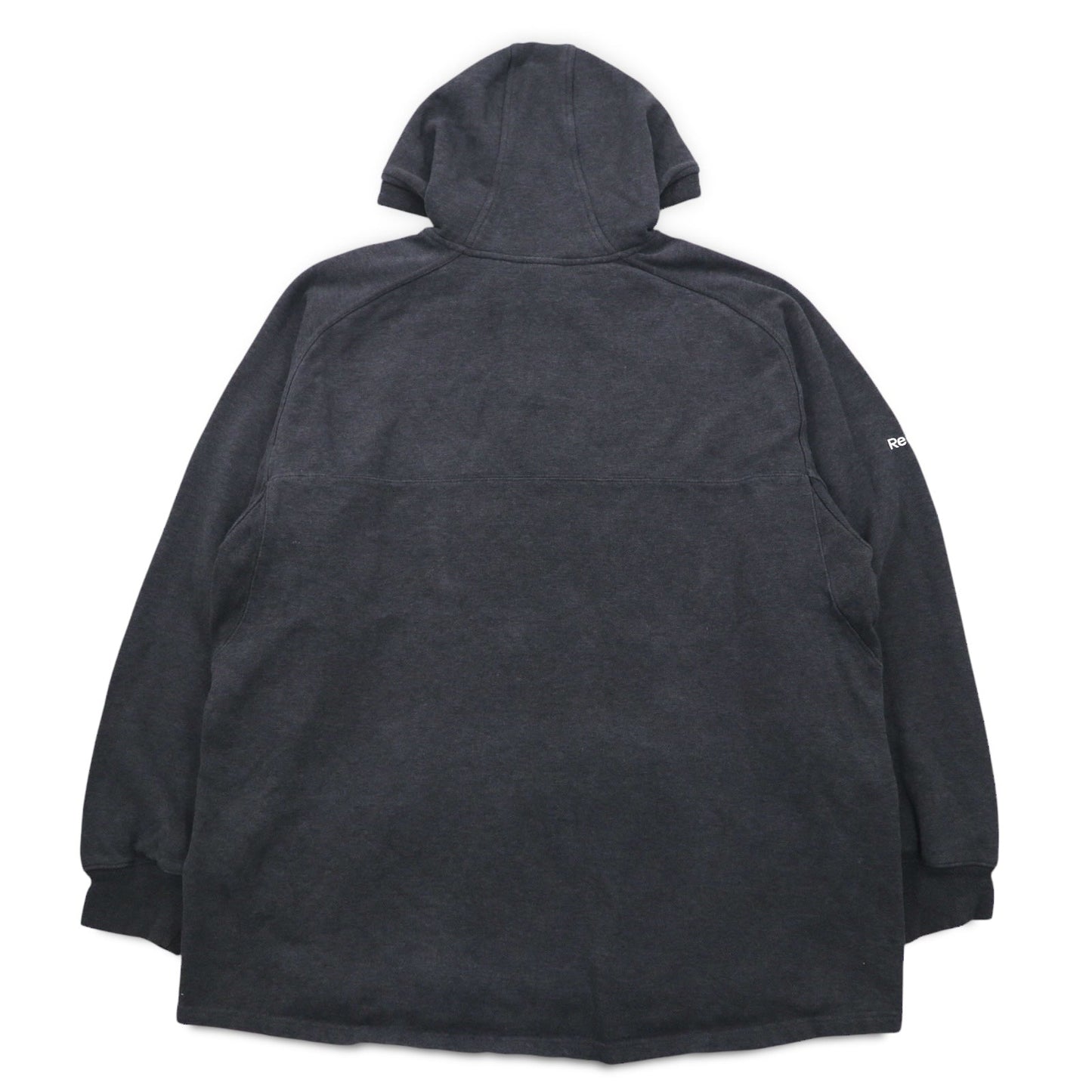 Reebok プルオーバー パーカー 2XL グレー 裏起毛 フロントポケット NFL Houston Texans ビッグサイズ