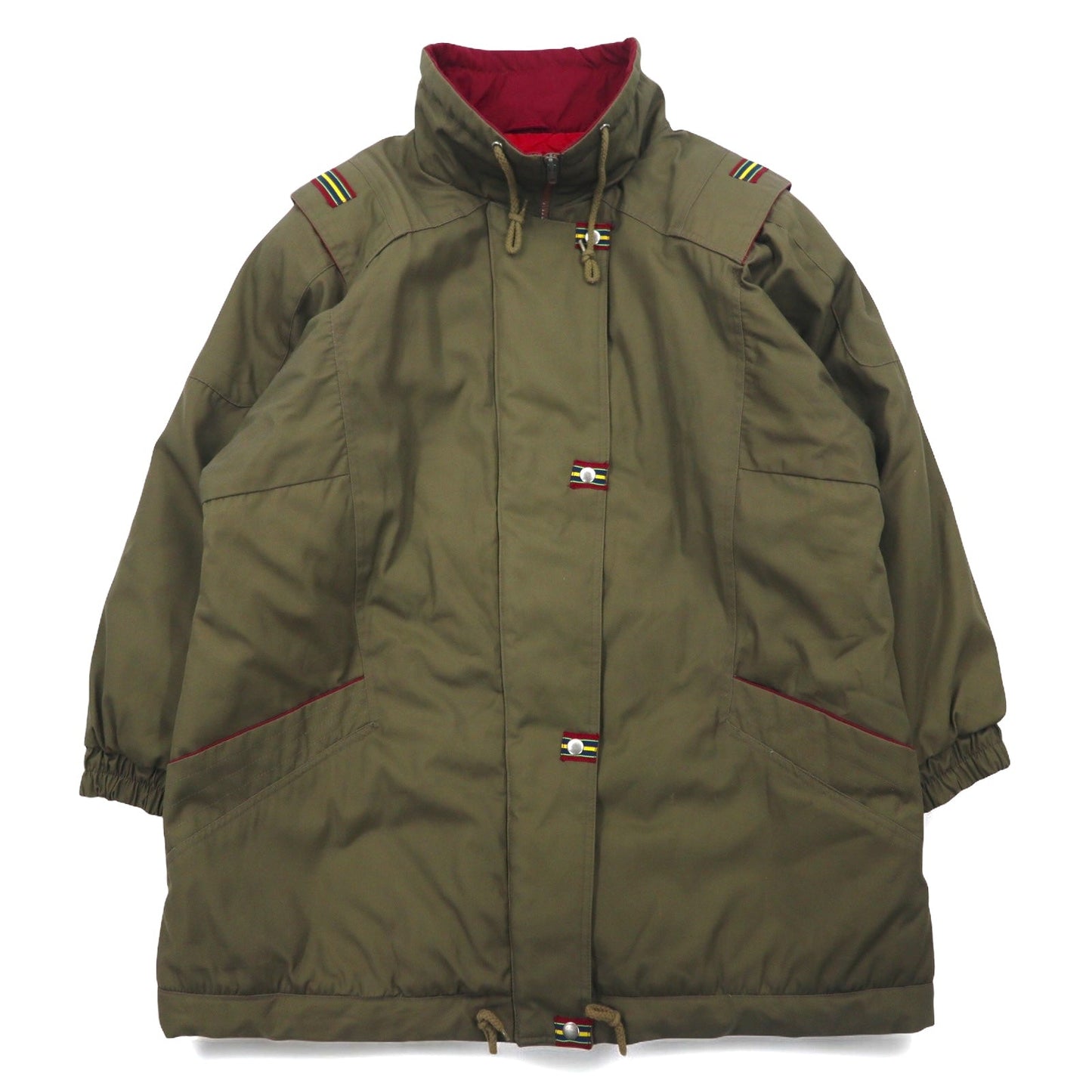 90s Military Insulation Coat 中綿 フィールドコート モッズコート FREE カーキ キルティングライナー MULBERRY STREET