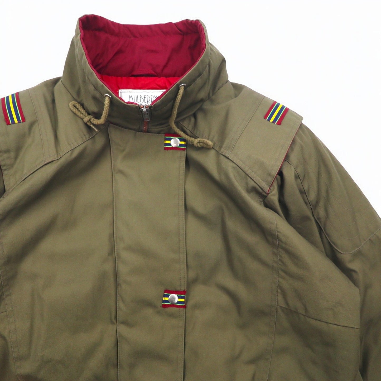 90s Military Insulation Coat 中綿 フィールドコート モッズコート FREE カーキ キルティングライナー MULBERRY STREET