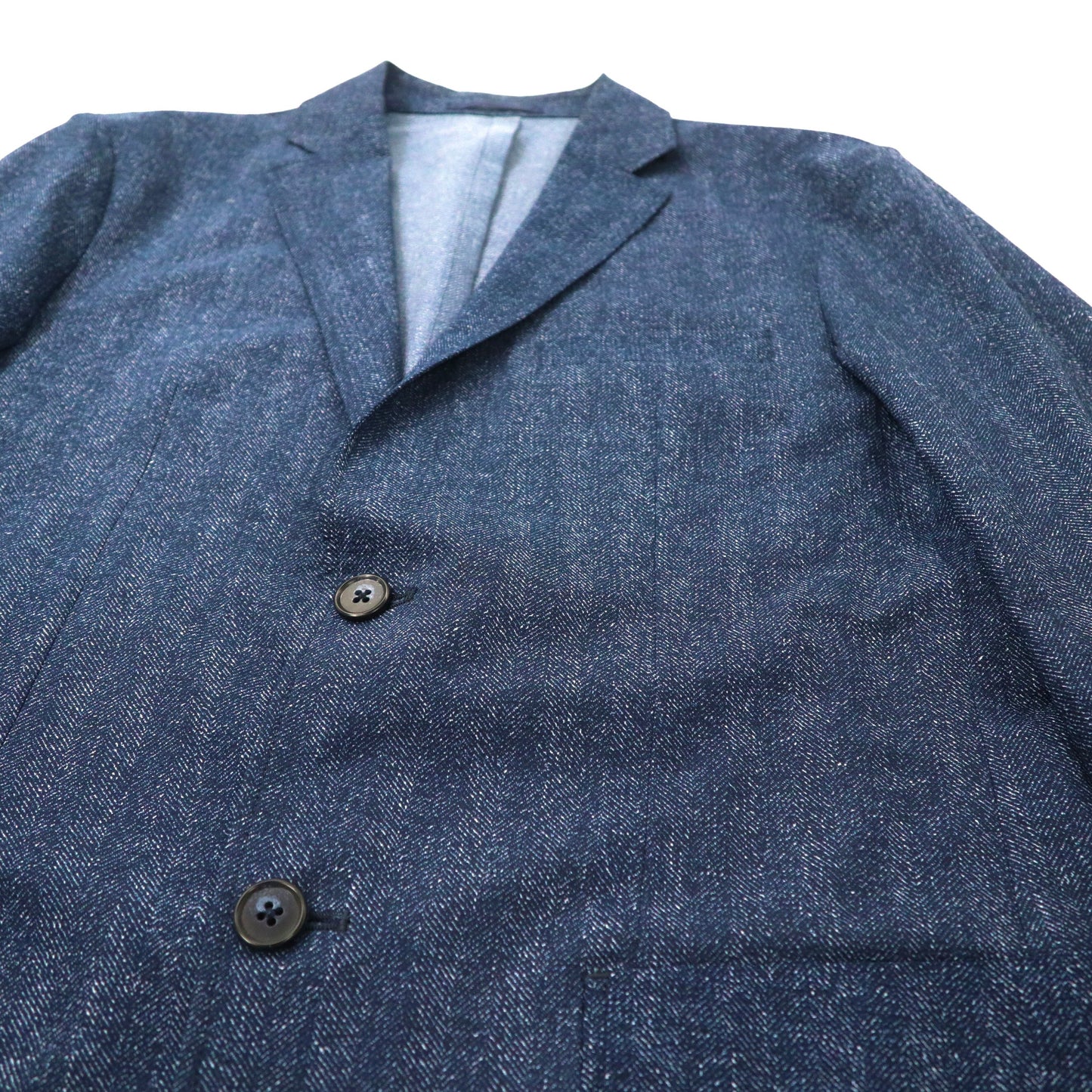 DESIGNWORKS イージースーツ セットアップ 48 ネイビー ポリエステル ストレッチ 0340-09-82020