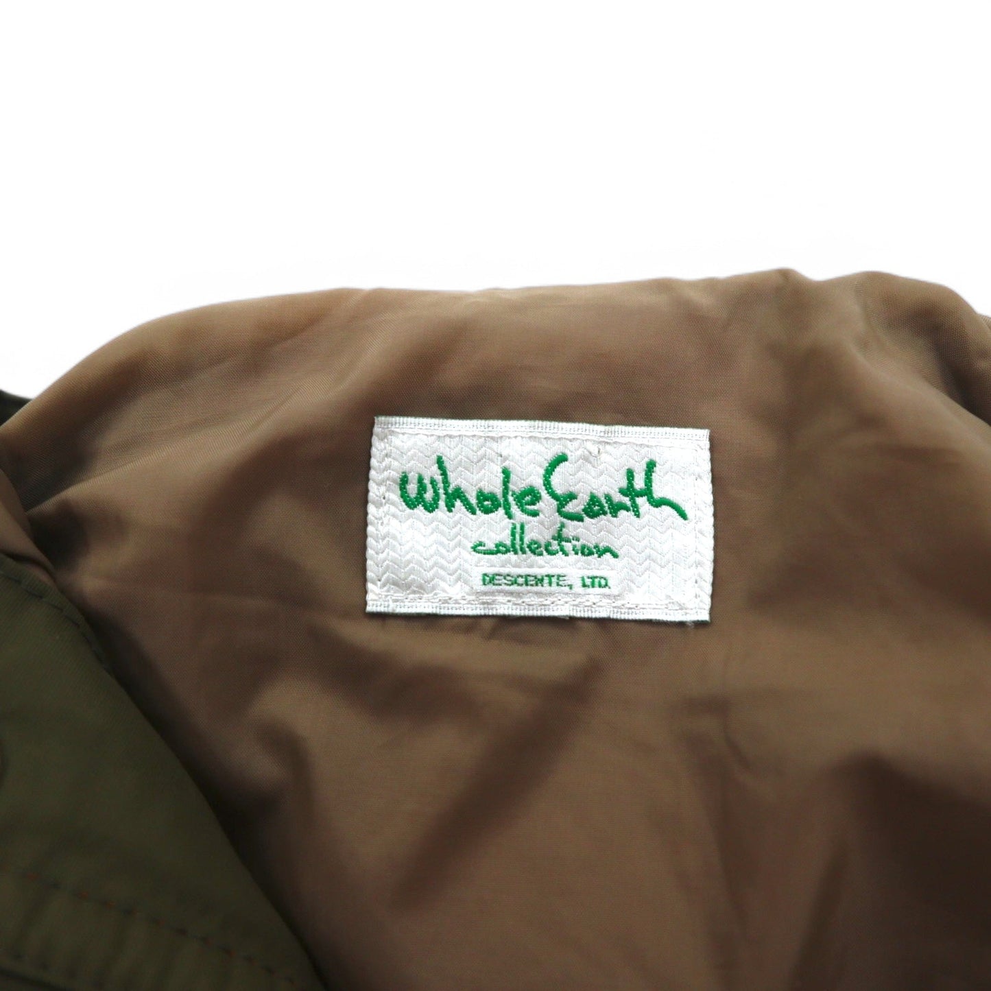 Whole Earth collection 90年代 65/35クロス マウンテンパーカー L オレンジ フード着脱式 ダブルジップ ドローコード