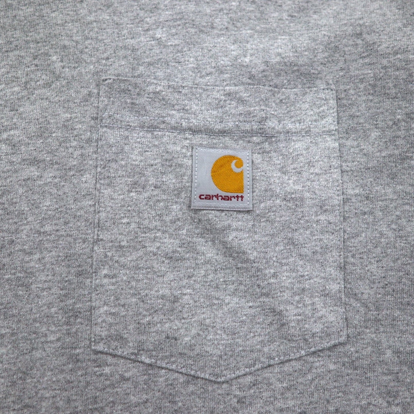Carhartt ルーズフィット ロングスリーブ ポケット Tシャツ ロンT 3XL グレー LOOSE FIT HEAVYWEIGHT LONG-SLEEVE POCKET T-SHIRT K126