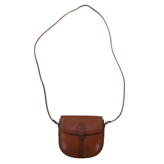 Burberrys オールド ショルダーバッグ ポシェット ブラウン レザー シボ革 裏地ノバチェック