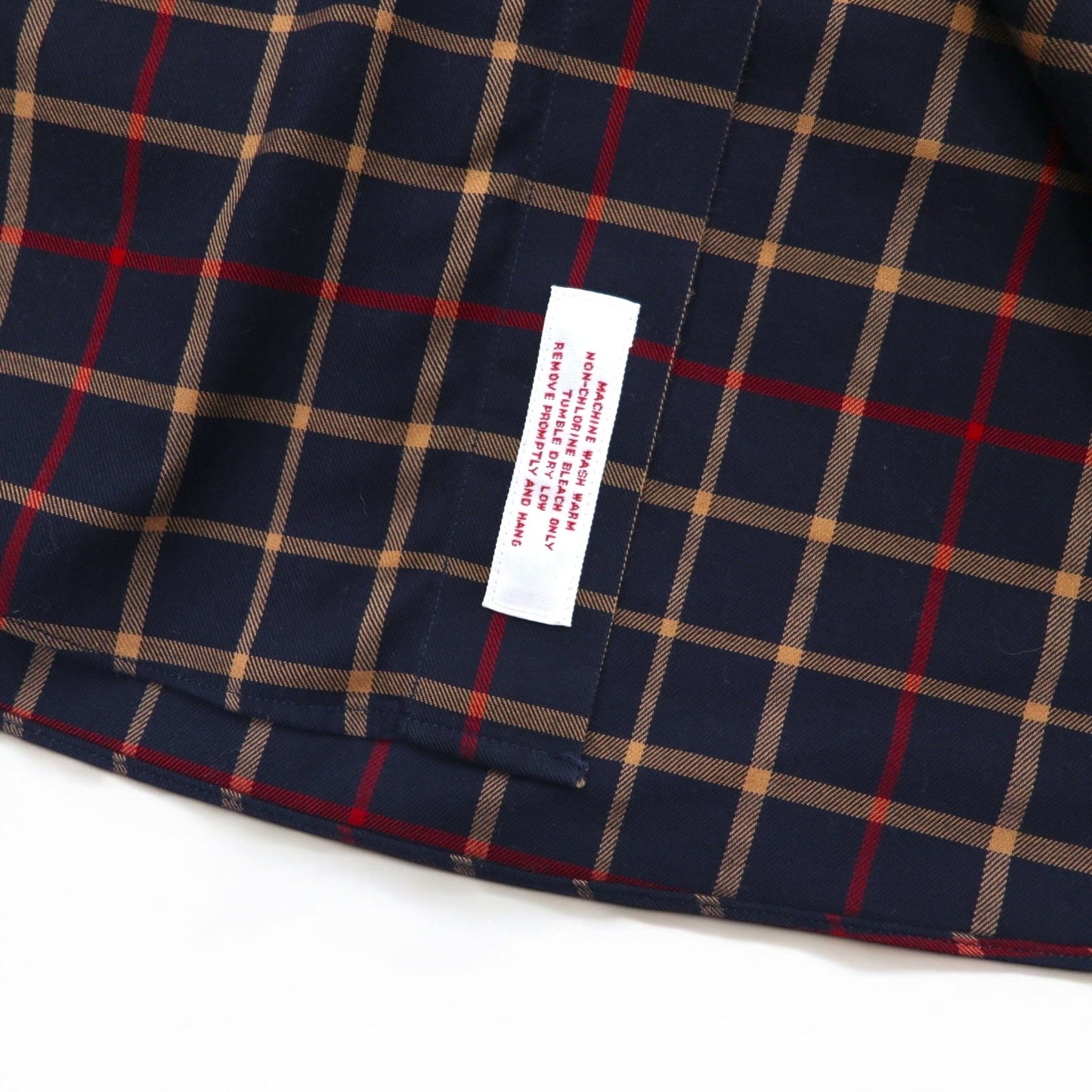 Brooks Brothers 346 ボタンダウンシャツ L ネイビー チェック コットン ビッグサイズ ノンアイロン
