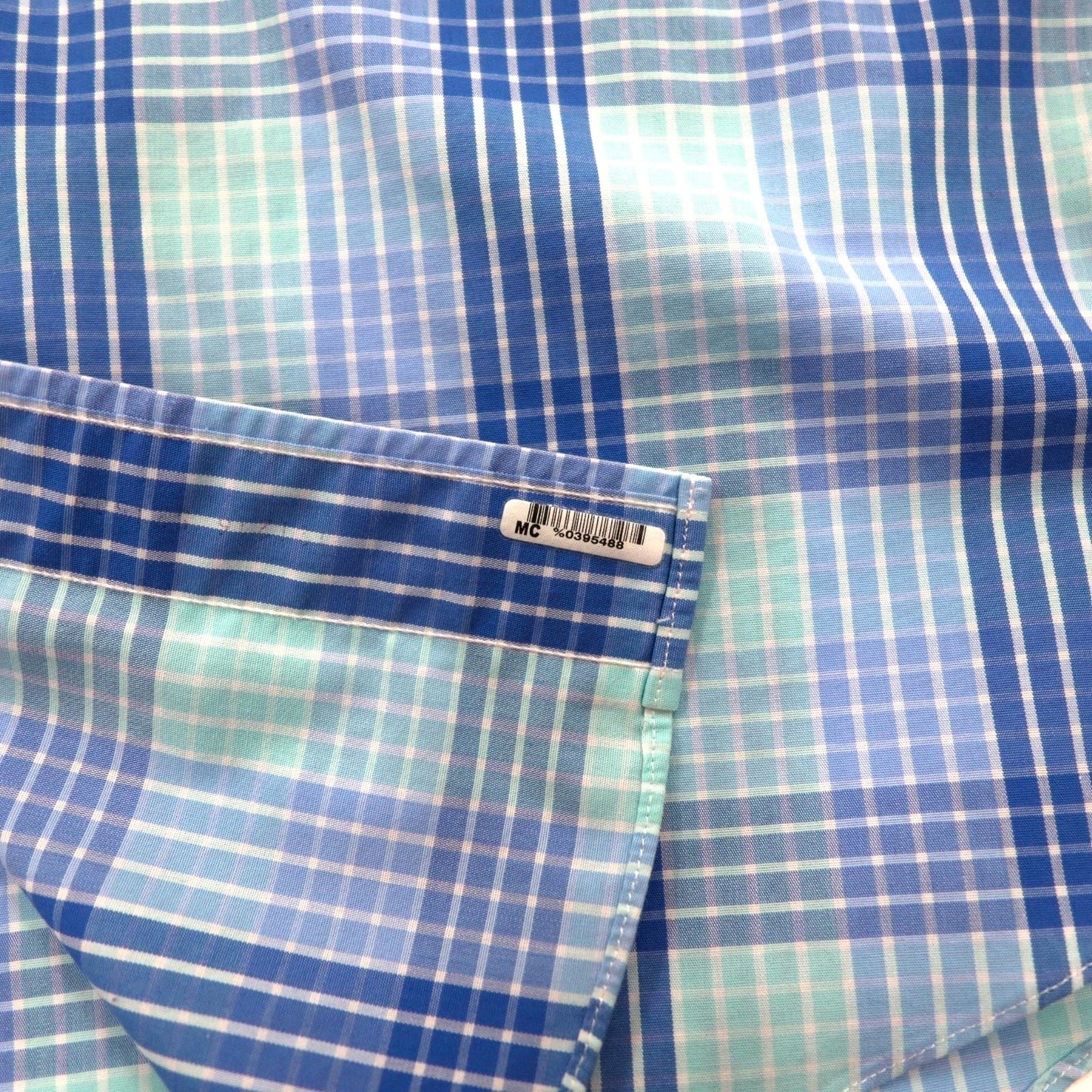 Brooks Brothers REGENT ボタンダウンシャツ L ブルー チェック コットン ノンアイロン