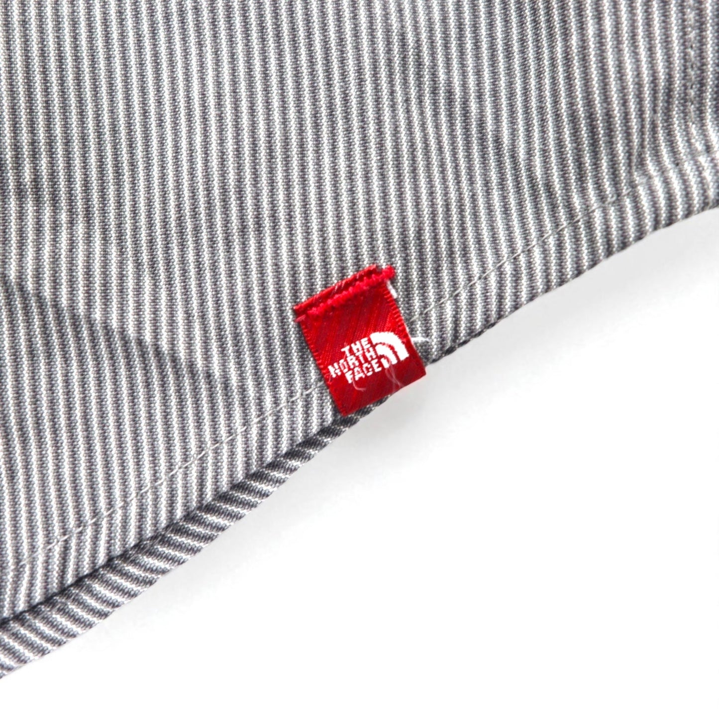 THE NORTH FACE アウトドア メッシュライナー ポリエステルシャツ L グレー モダール 胸ポケット AEVV