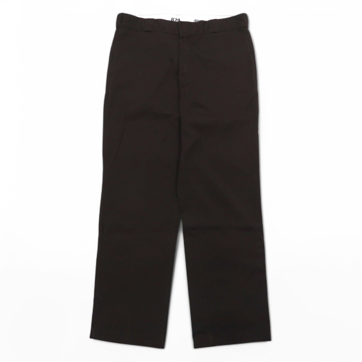 Dickies 874 チノパンツ ワークパンツ L ブラウン ポリエステル コットン ホンジュラス製