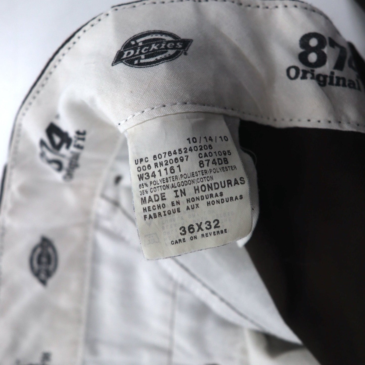 Dickies 874 チノパンツ ワークパンツ L ブラウン ポリエステル コットン ホンジュラス製